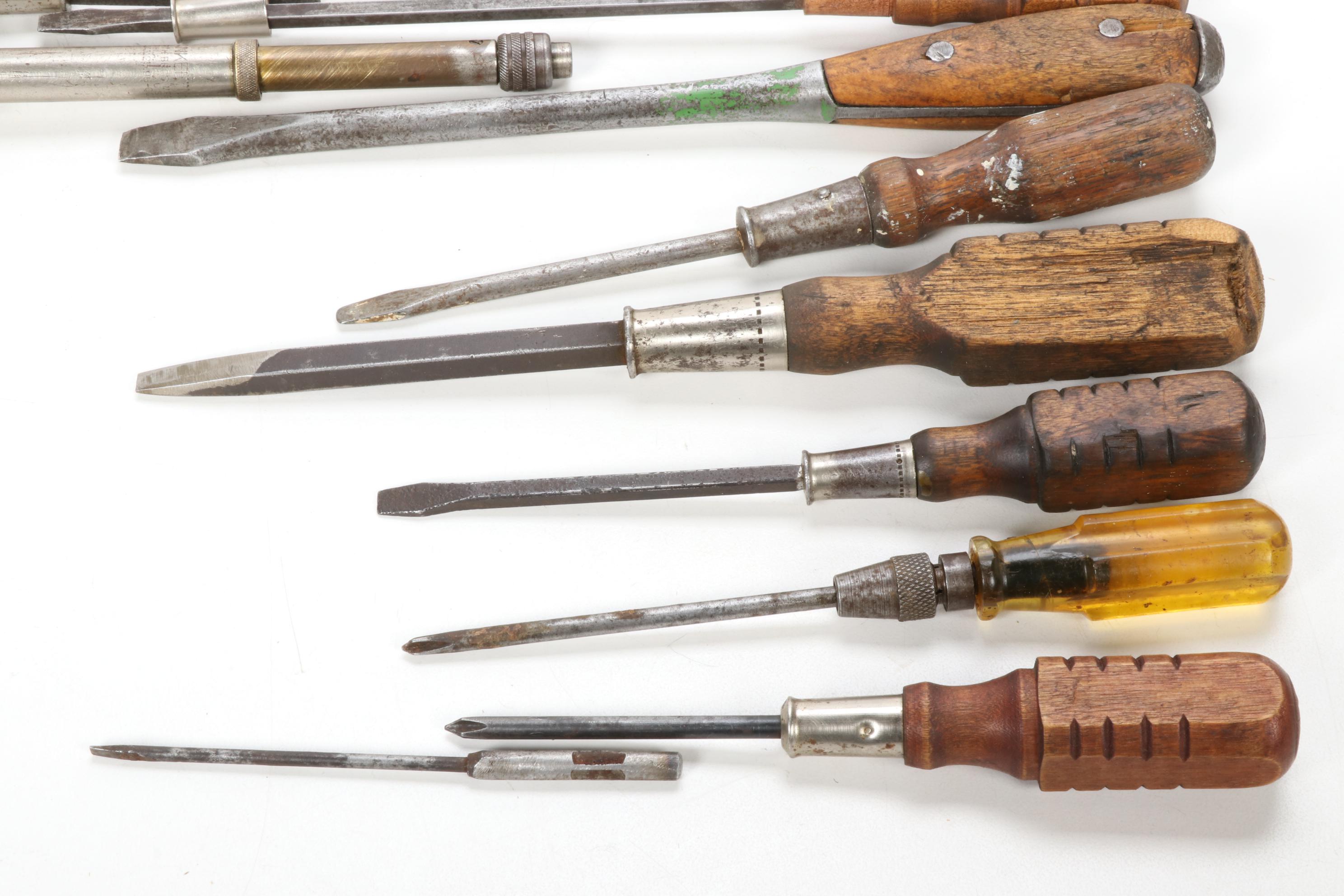 Miller's Falls, Yankee, Dunlap, Kastar, & Other Wooden Vintage Hand Tools