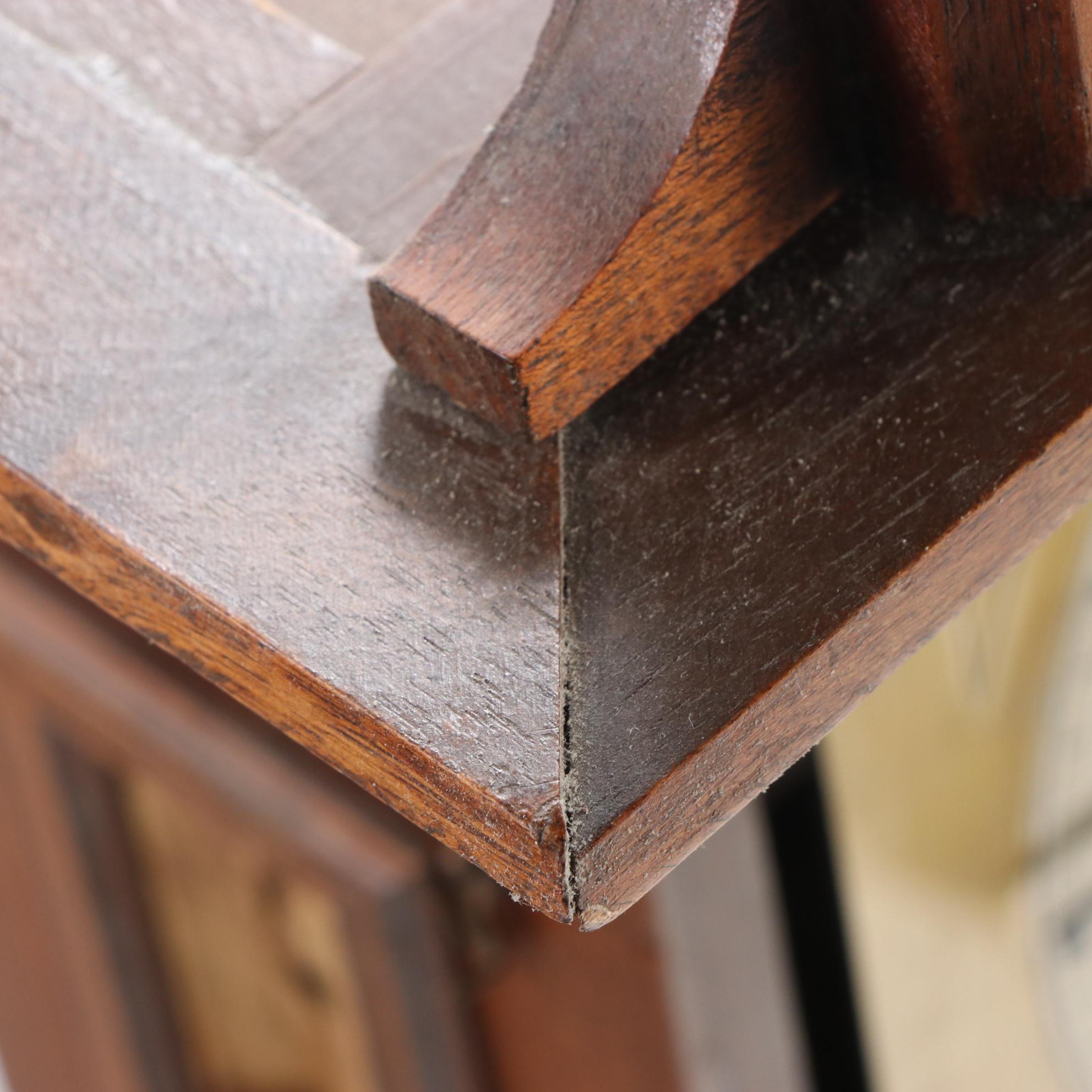 German Brass-Mounted Walnut Regulator Wall Clock, Early 20th Century