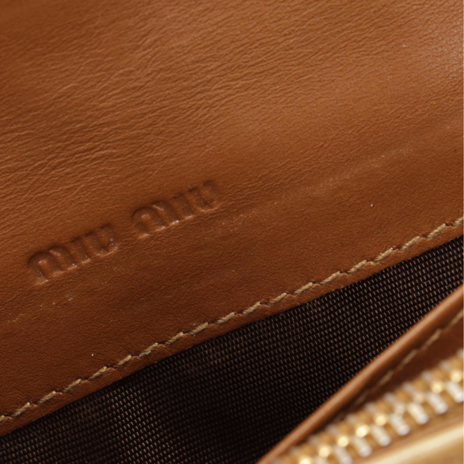 Miu Miu St. Cocco Long Wallet in Crocodile Embossed Leather