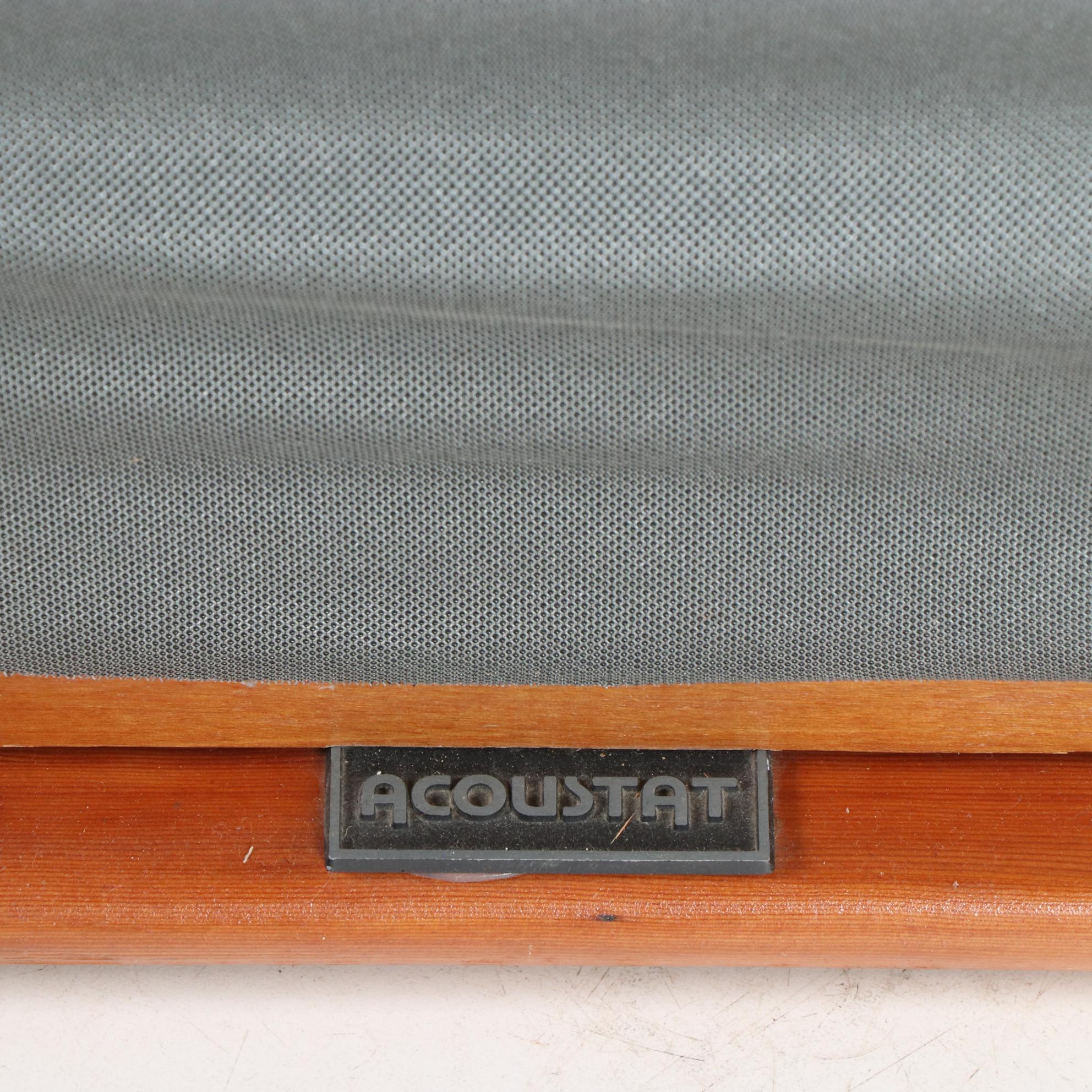 Acoustat Spectra 33 Mk-2123 Electrostatic Speakers