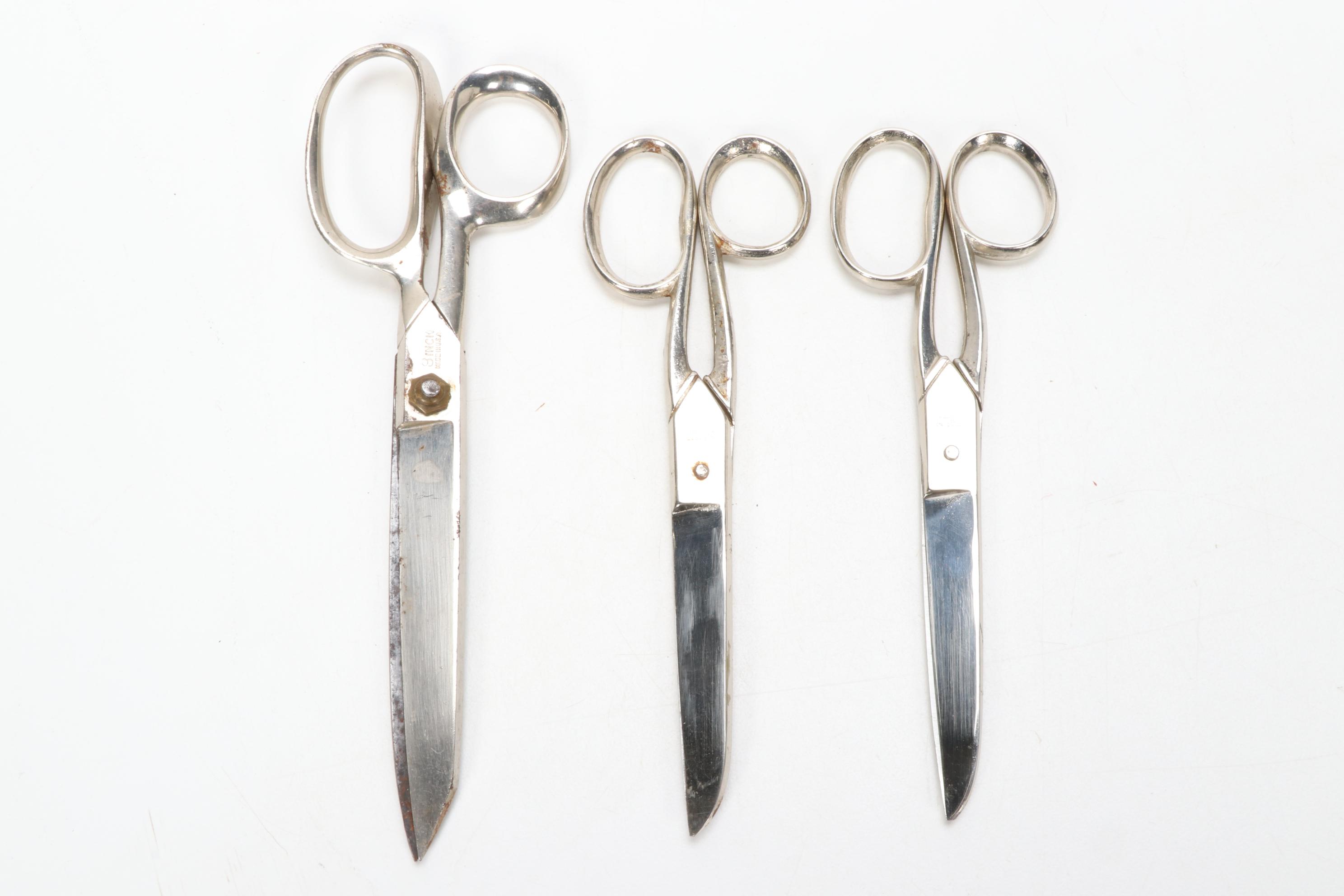 Sunbeam Model 9 Stand Mixer with Scissors Including Wiss, Early/Mid 20th Century