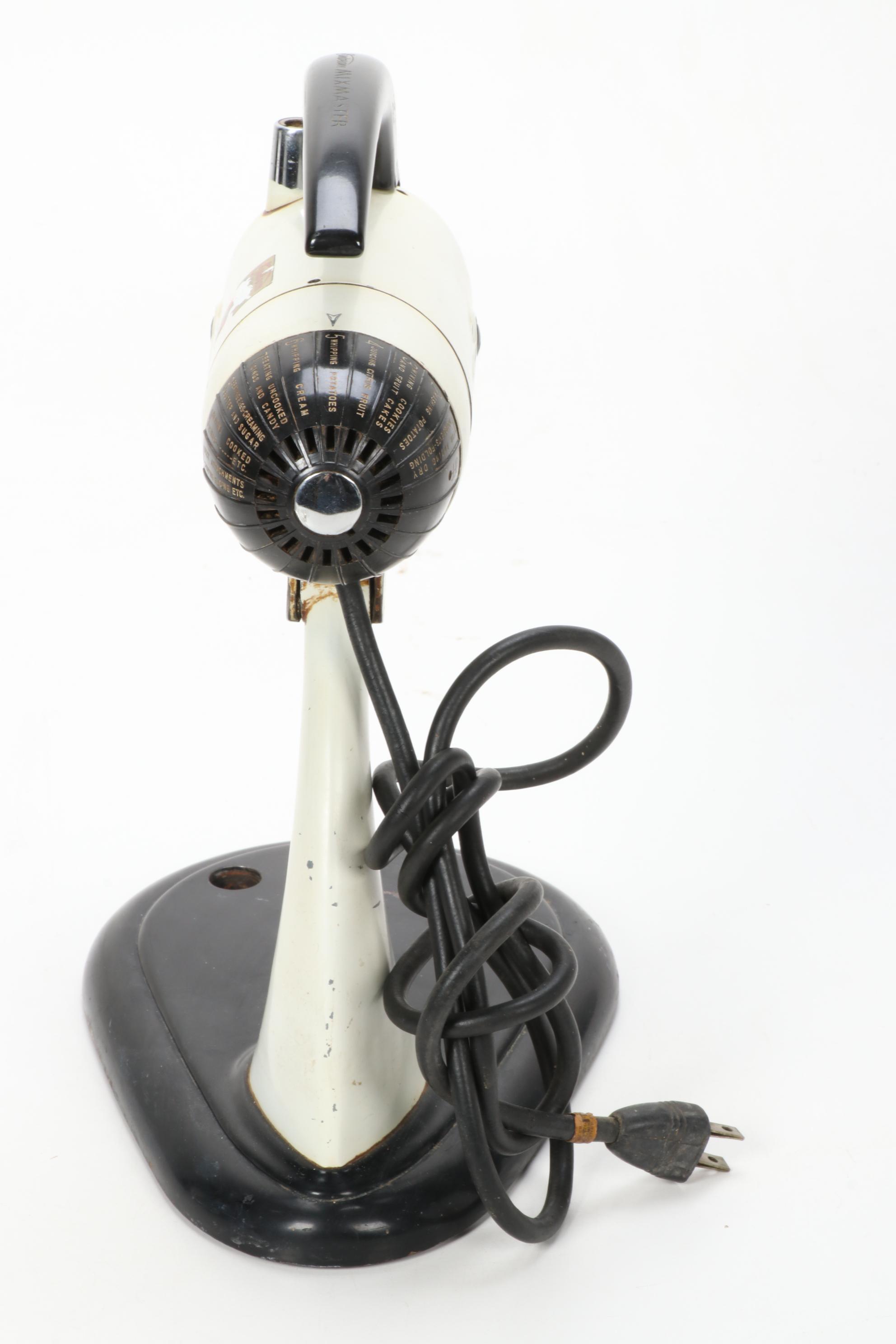 Sunbeam Model 9 Stand Mixer with Scissors Including Wiss, Early/Mid 20th Century