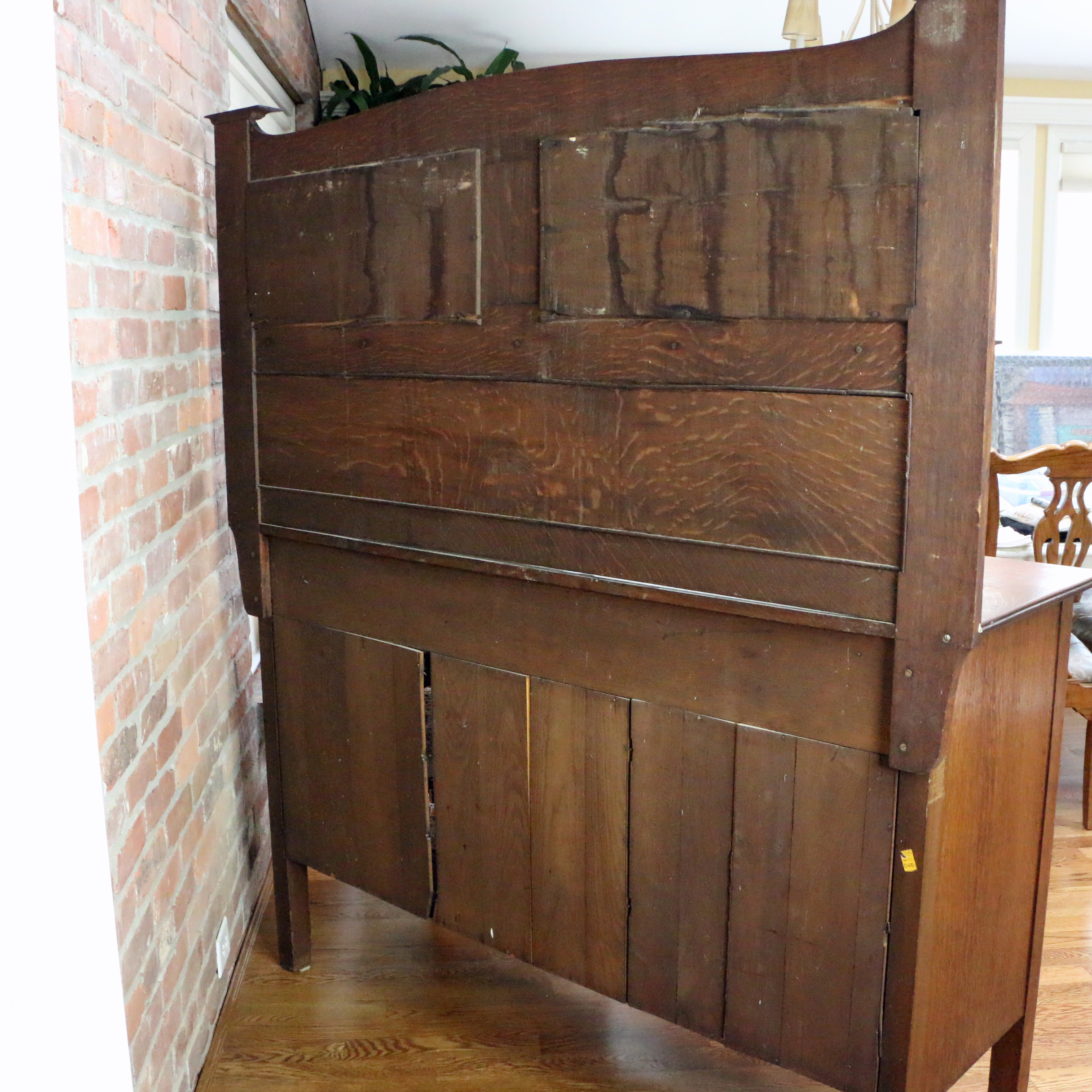 Arts and Crafts Oak Mirror Back Sideboard, circa 1910