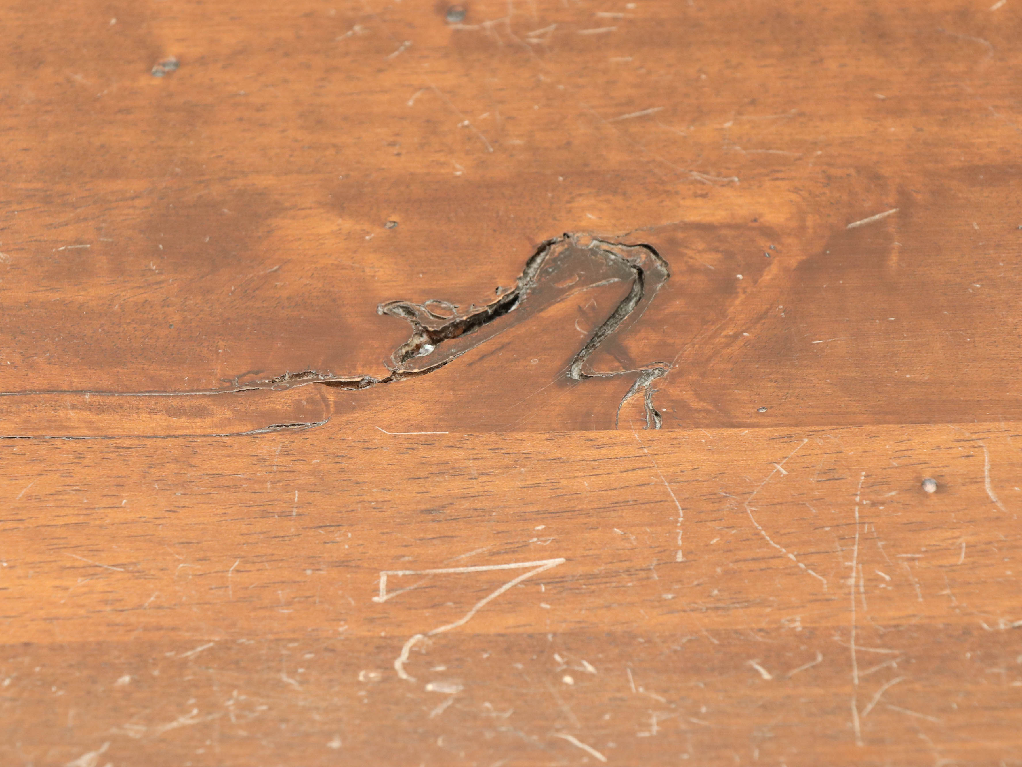 Pair of Pottery Barn "Sumatra" Mahogany-Stained Hardwood Nightstands