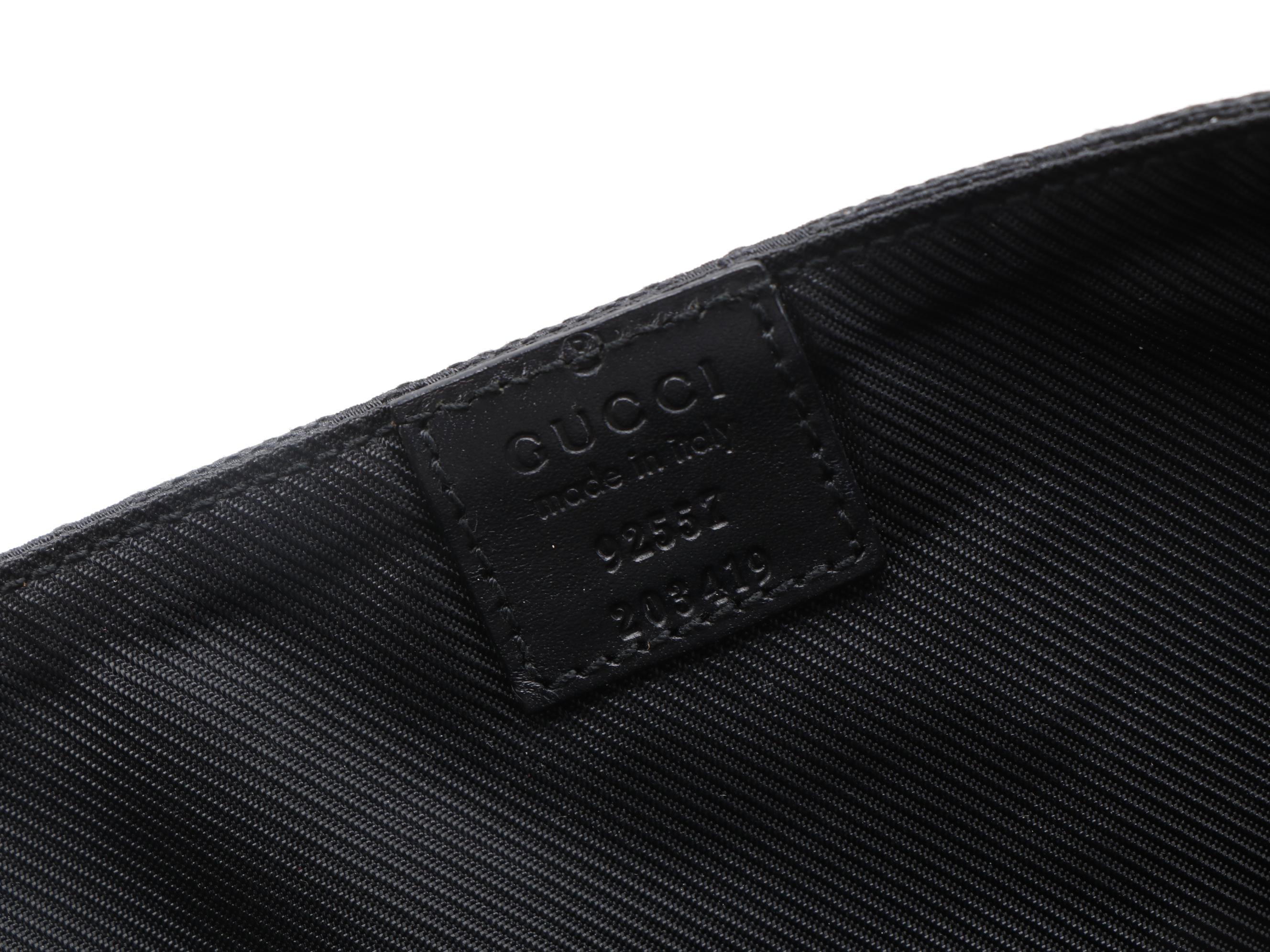 Gucci GG Black Canvas Tech Case