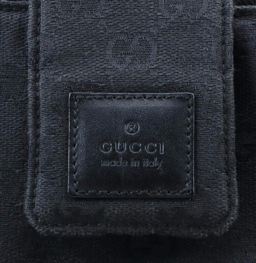 Gucci GG Black Canvas Tech Case