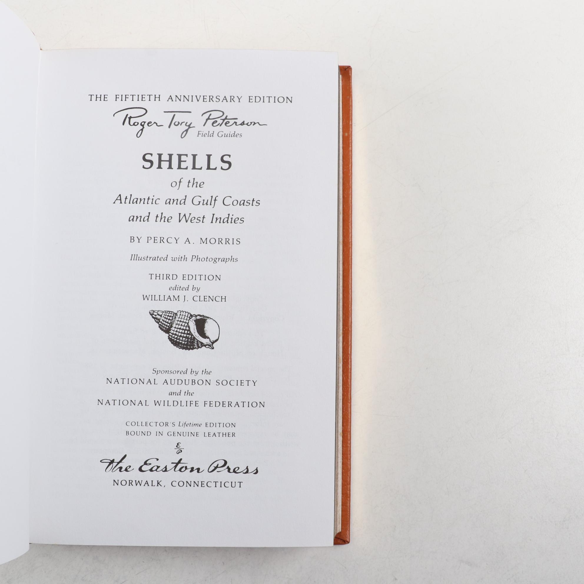 Easton Press Roger Tory Peterson Field Guides Series on Fish and Seashells