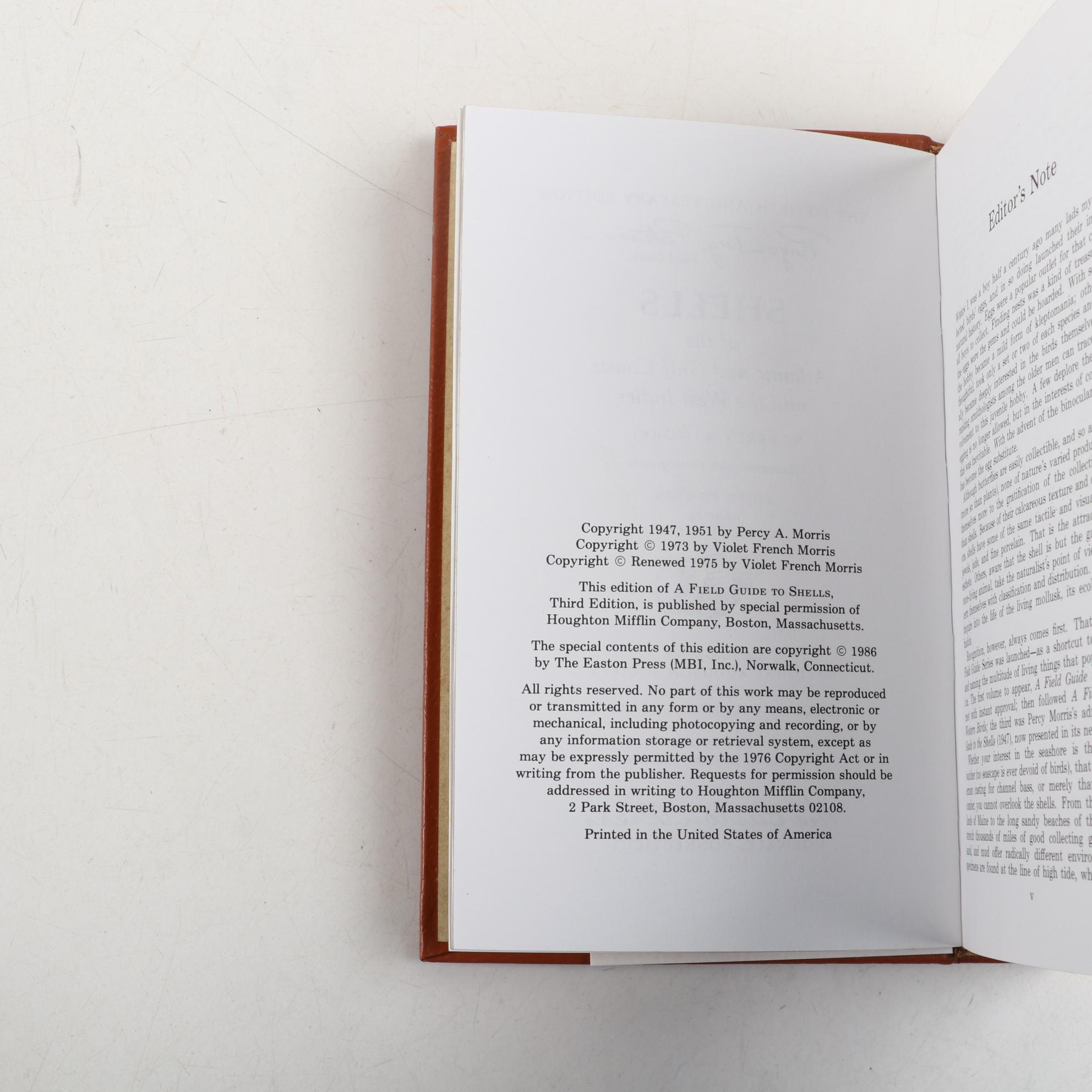 Easton Press Roger Tory Peterson Field Guides Series on Fish and Seashells