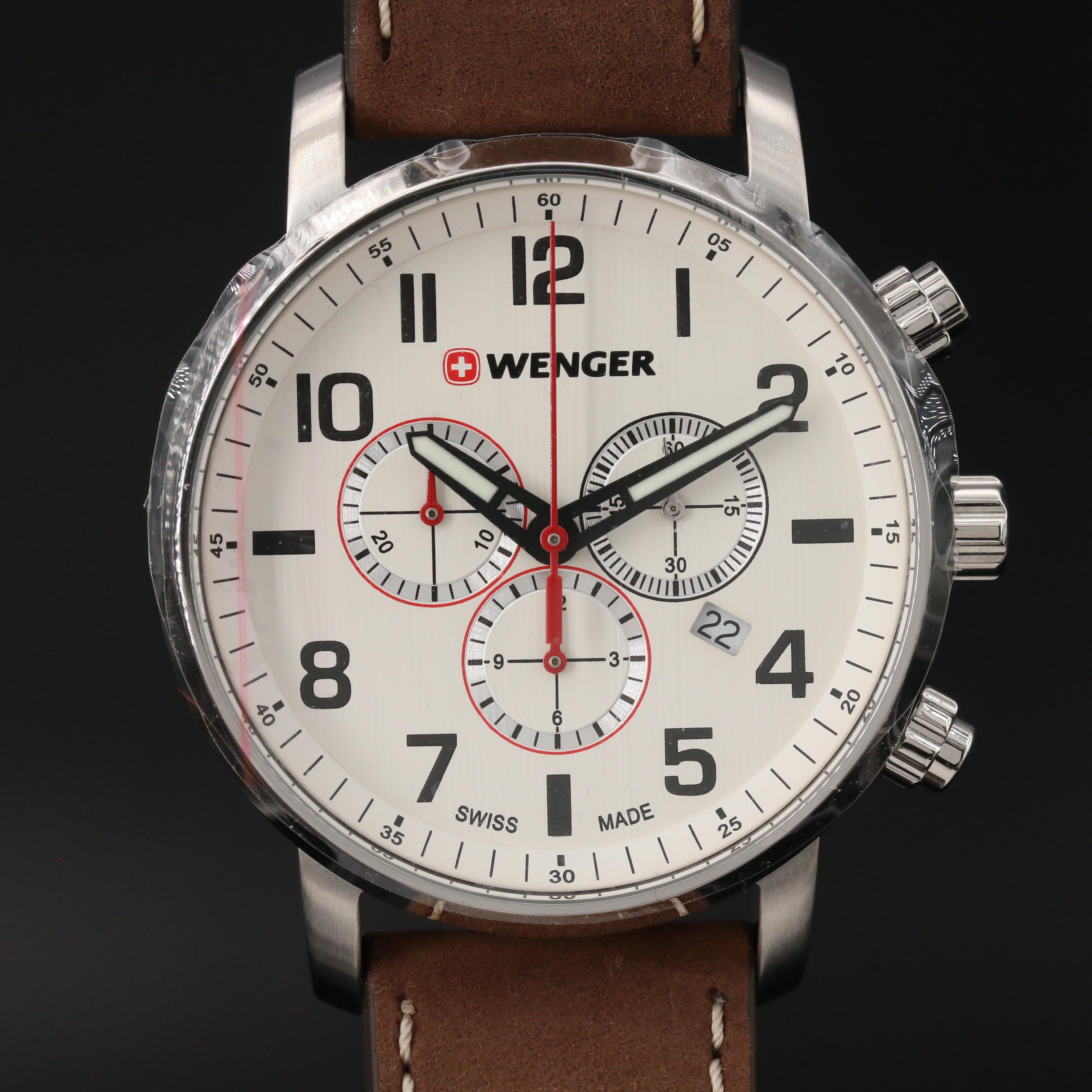 Wenger "Attitude Chrono" Stainless Steel Quartz Watch