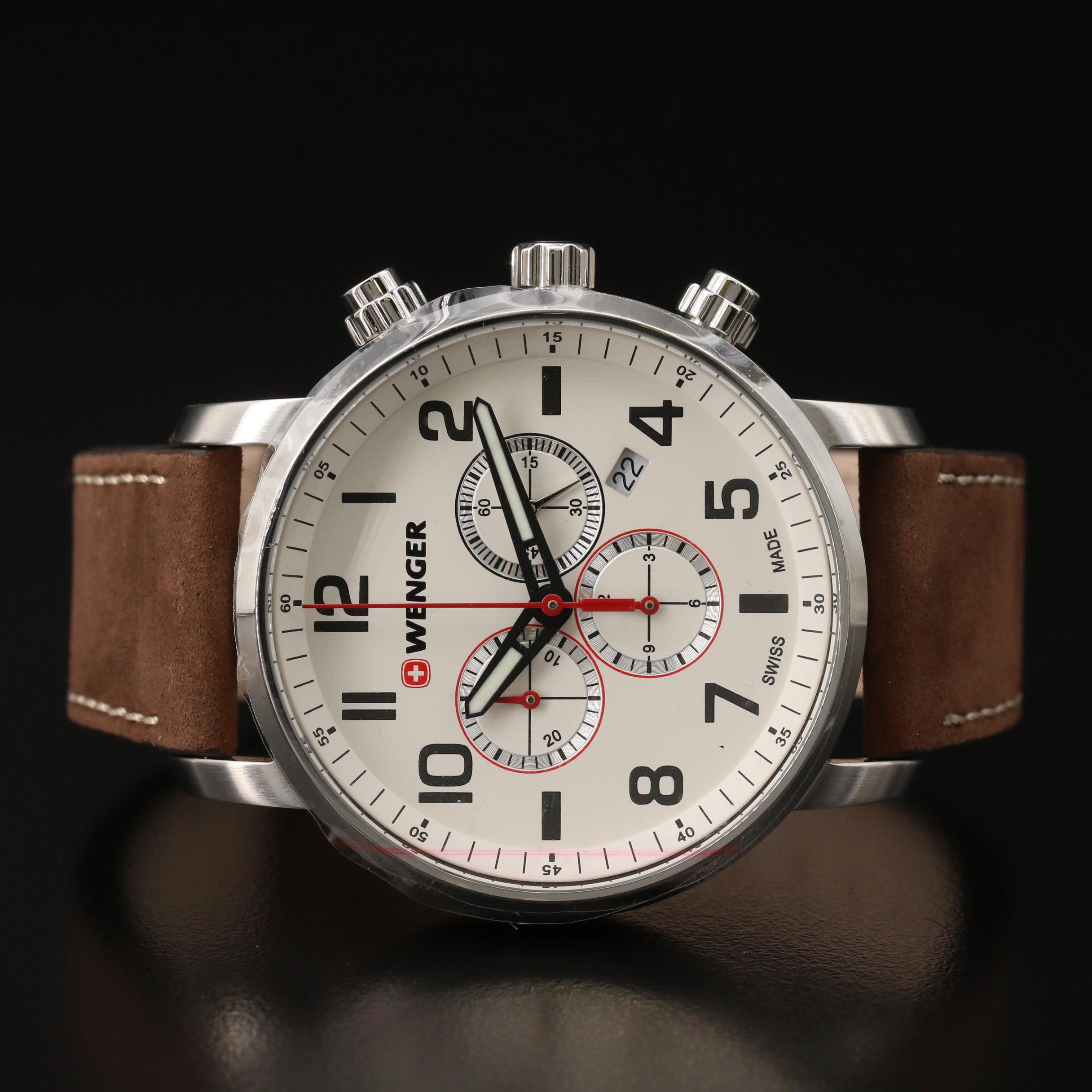 Wenger "Attitude Chrono" Stainless Steel Quartz Watch