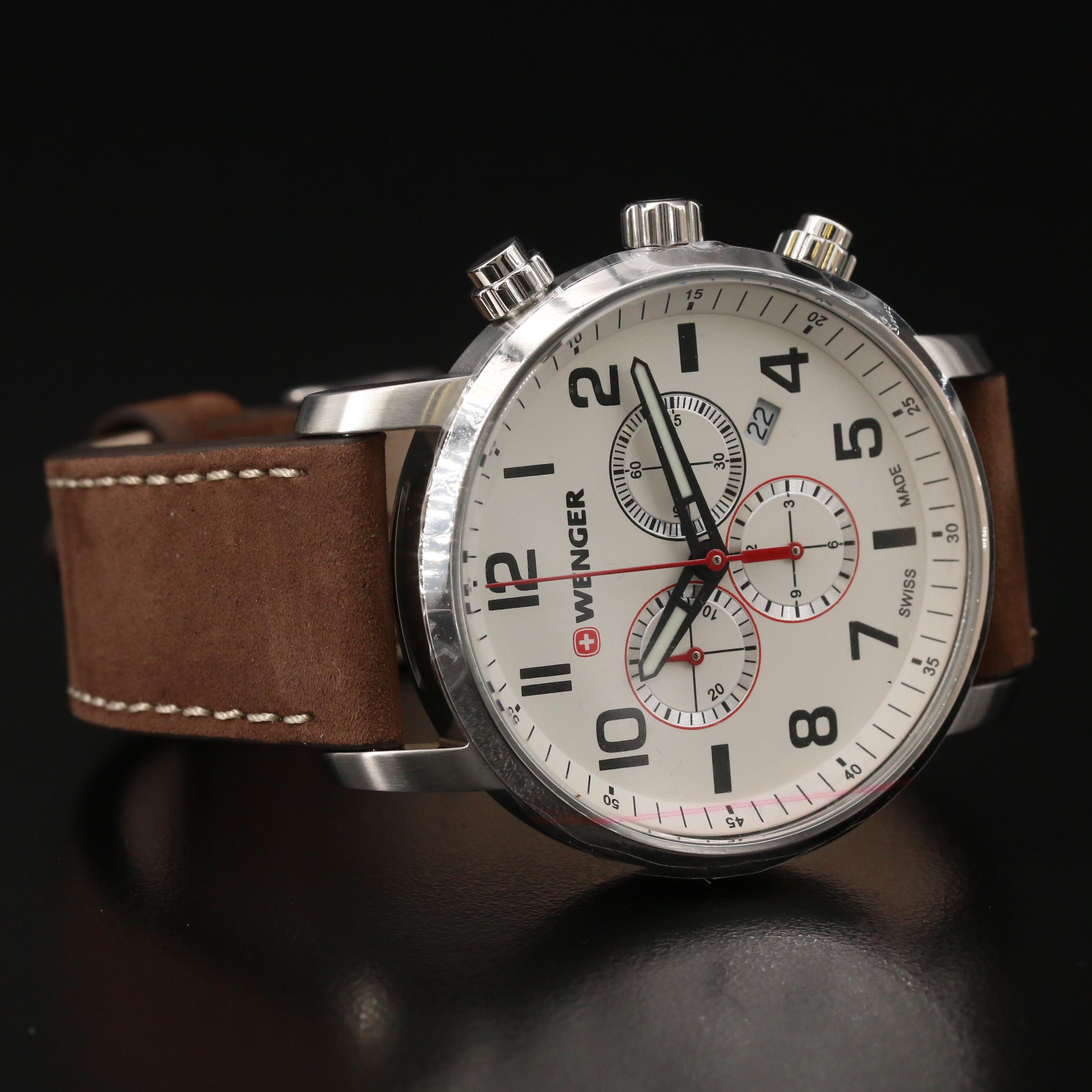 Wenger "Attitude Chrono" Stainless Steel Quartz Watch