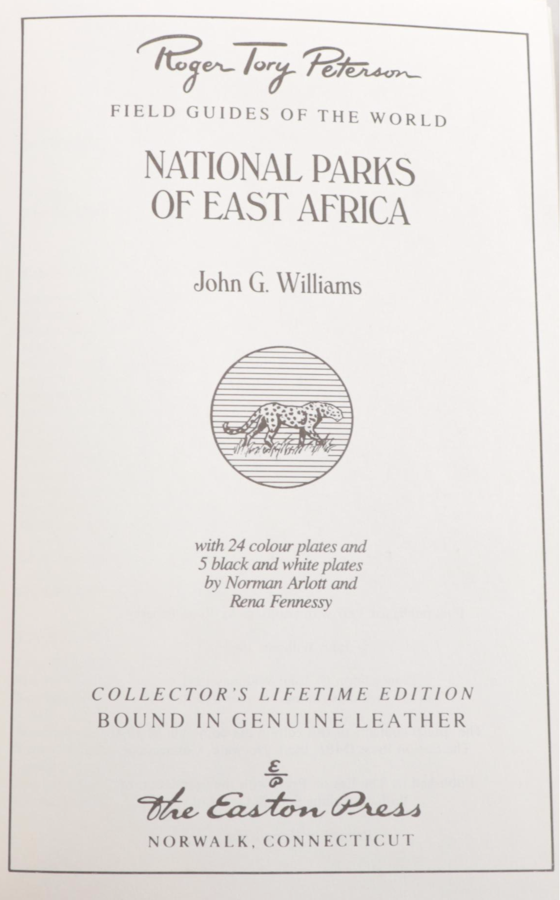 Easton Press Roger Tory Peterson Field Guides Series, Late 20th Century