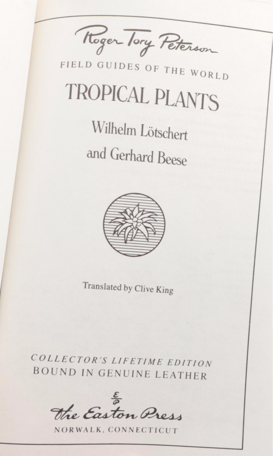 Easton Press Roger Tory Peterson Field Guides Series, Late 20th Century