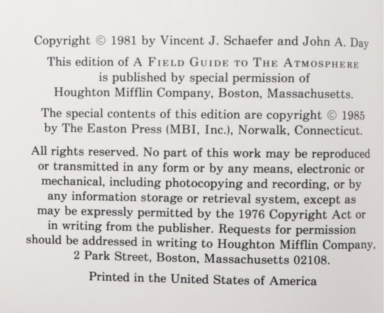 Easton Press Roger Tory Peterson Field Guides Series, Late 20th Century