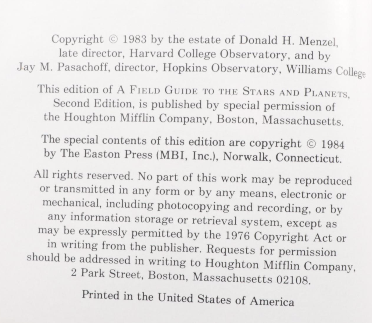 Easton Press Roger Tory Peterson Field Guides Series, Late 20th Century