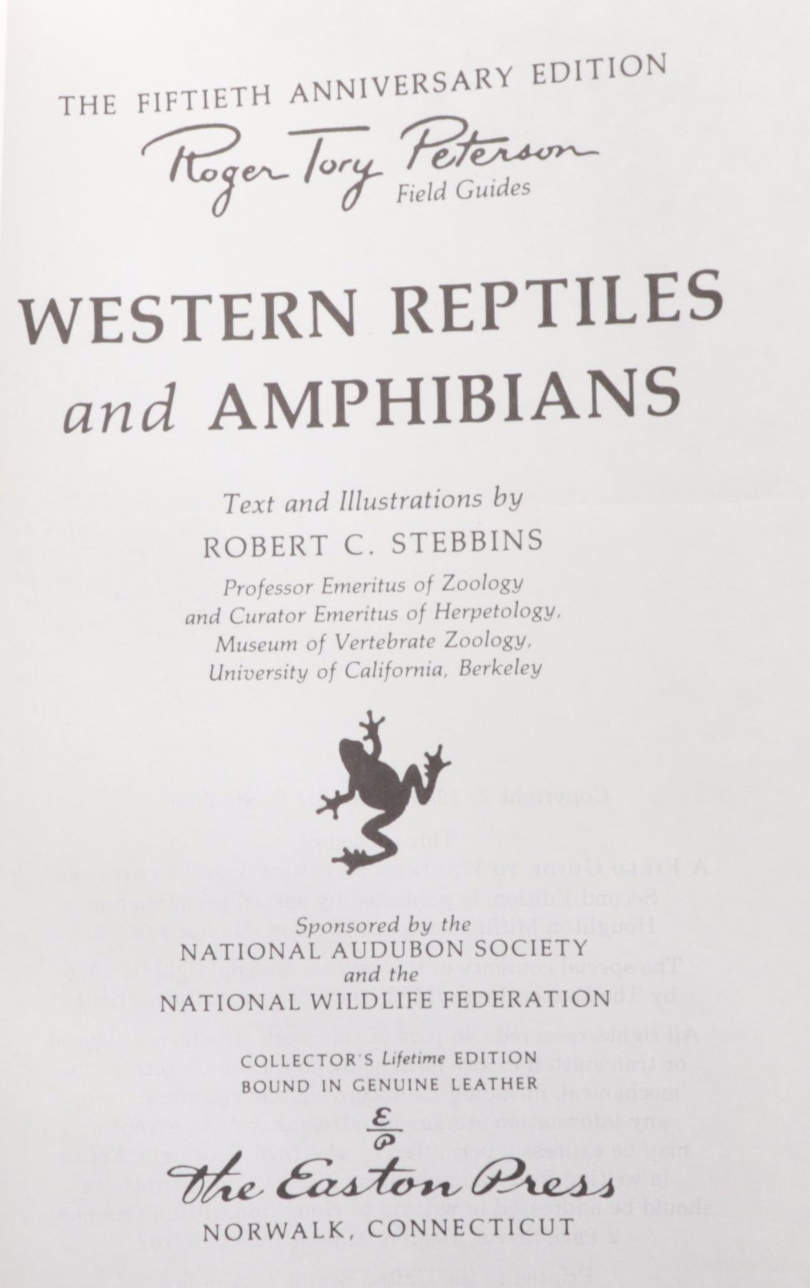 Easton Press Roger Tory Peterson Field Guides Series, Late 20th Century