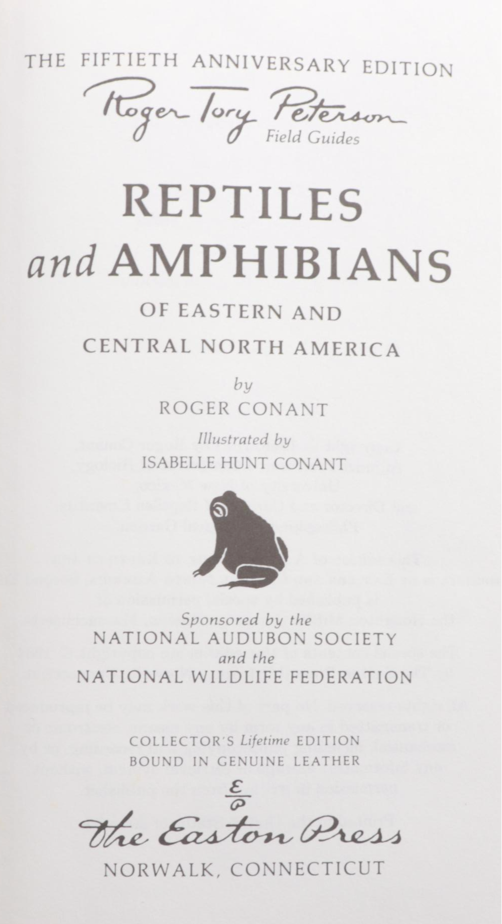 Easton Press Roger Tory Peterson Field Guides Series, Late 20th Century