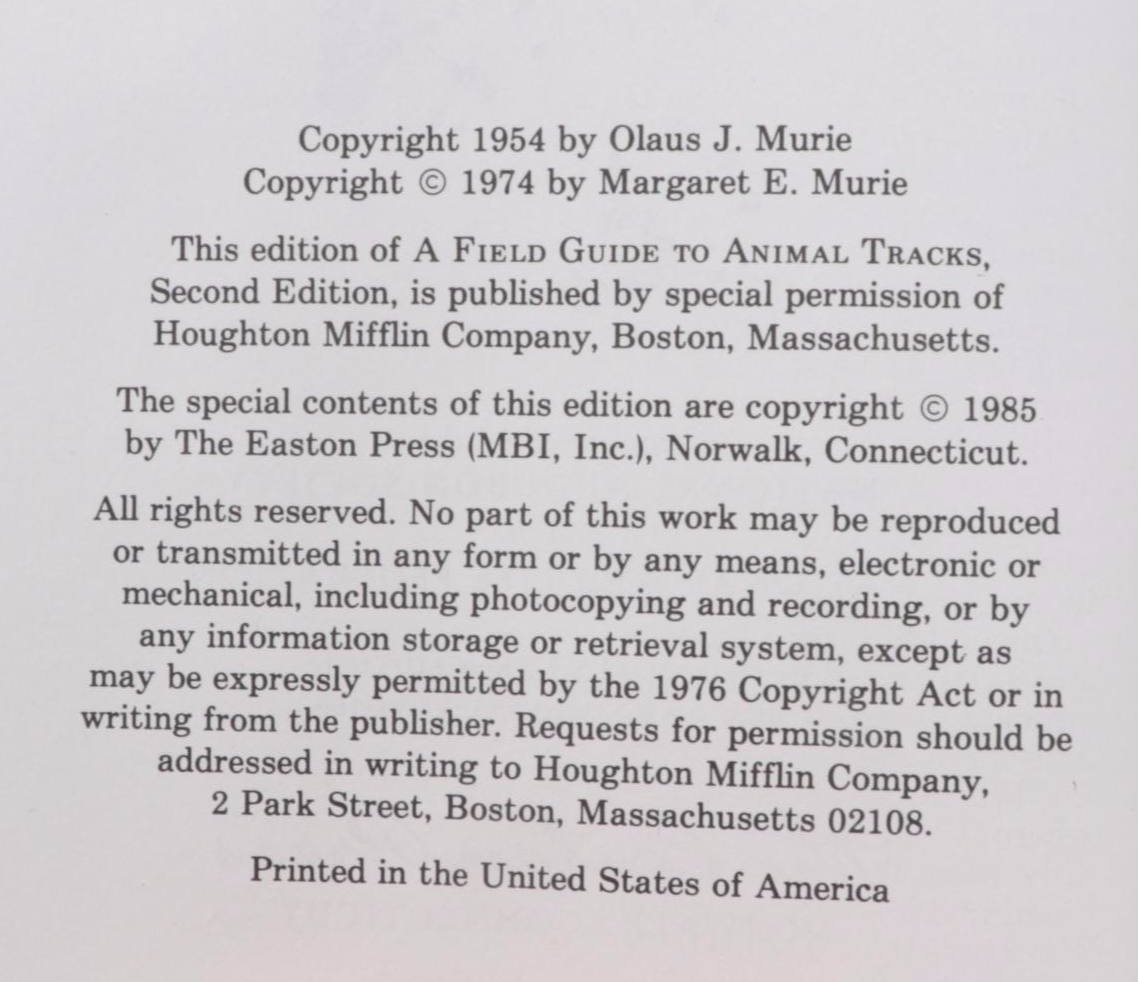 Easton Press Roger Tory Peterson Field Guides Series, Late 20th Century