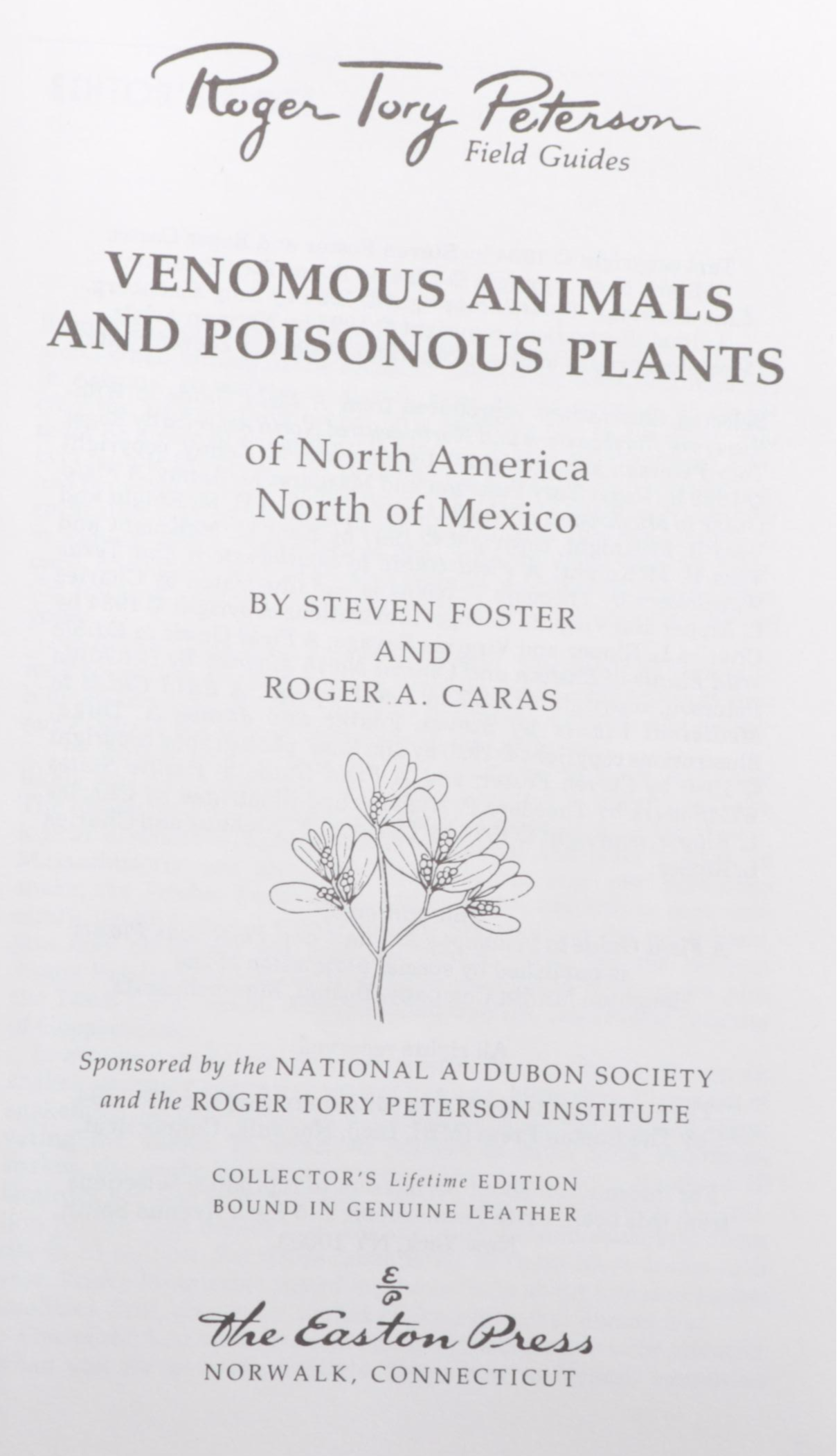 Easton Press Roger Tory Peterson Field Guides Series, Late 20th Century