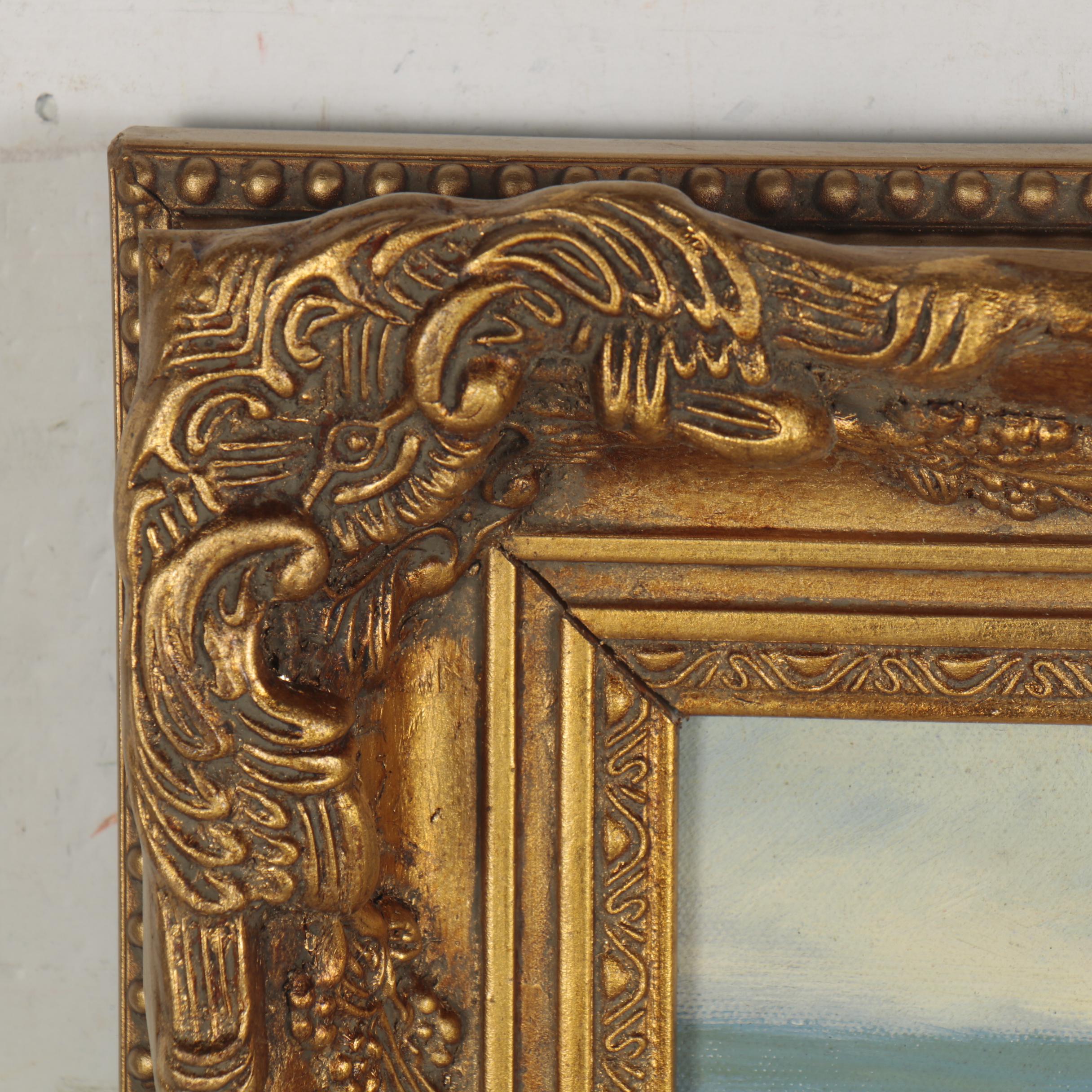 Oil Painting after James E. Reynolds "The Head Honcho"