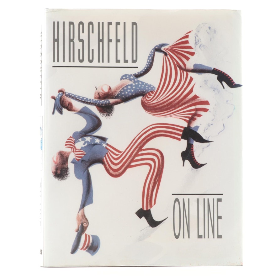 Illustrated "Hirschfeld: On Line" by Al Hirschfeld, 1999