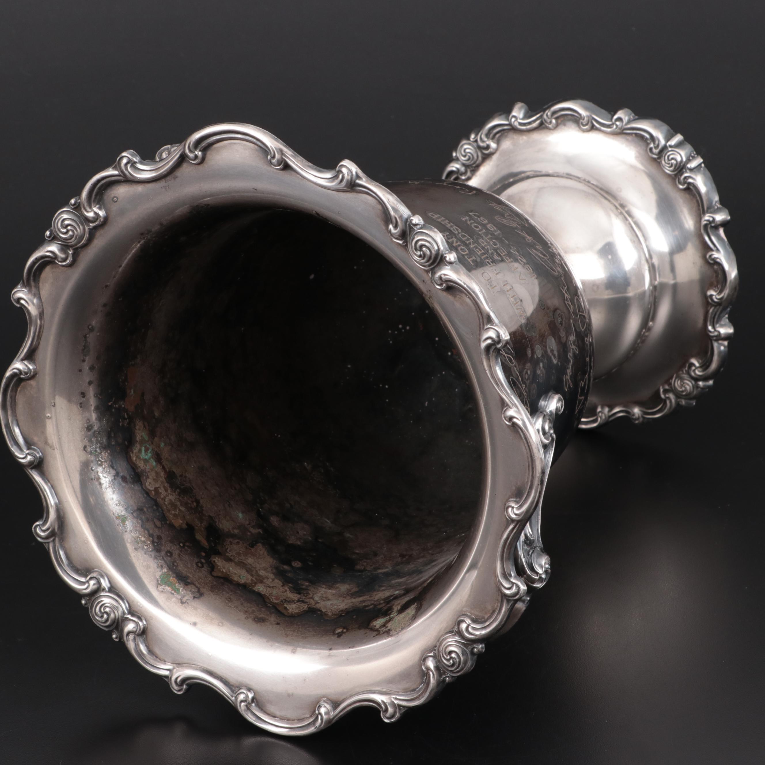 Gorham Commemorative "Rondo" Silver Plated Wine Cooler