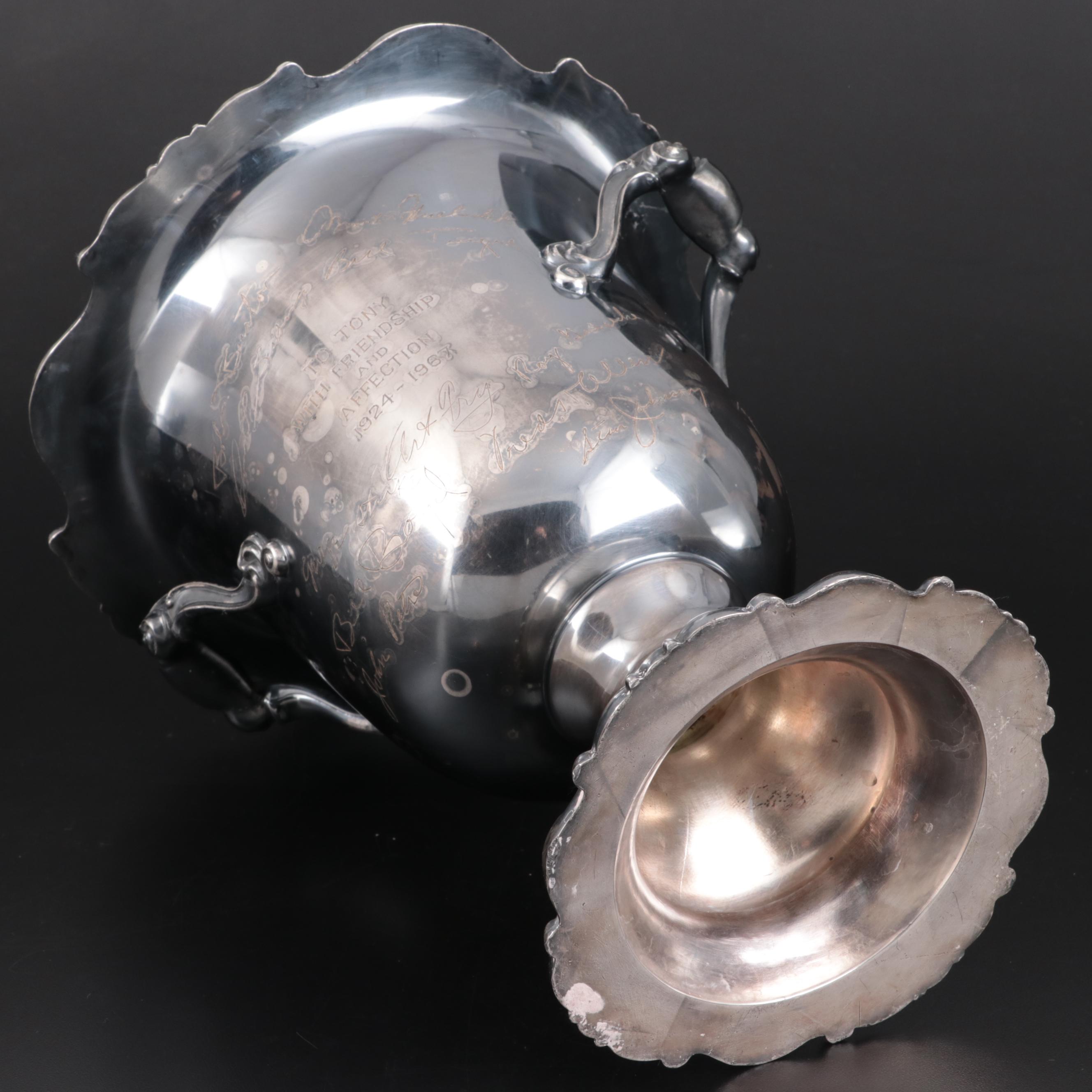 Gorham Commemorative "Rondo" Silver Plated Wine Cooler