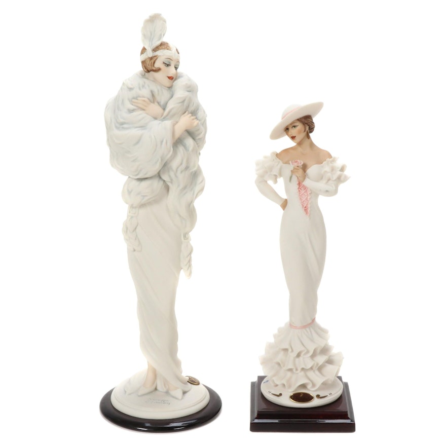 Giuseppe Armani "Carmen" and "Gwendoline" Porcelain Figurines