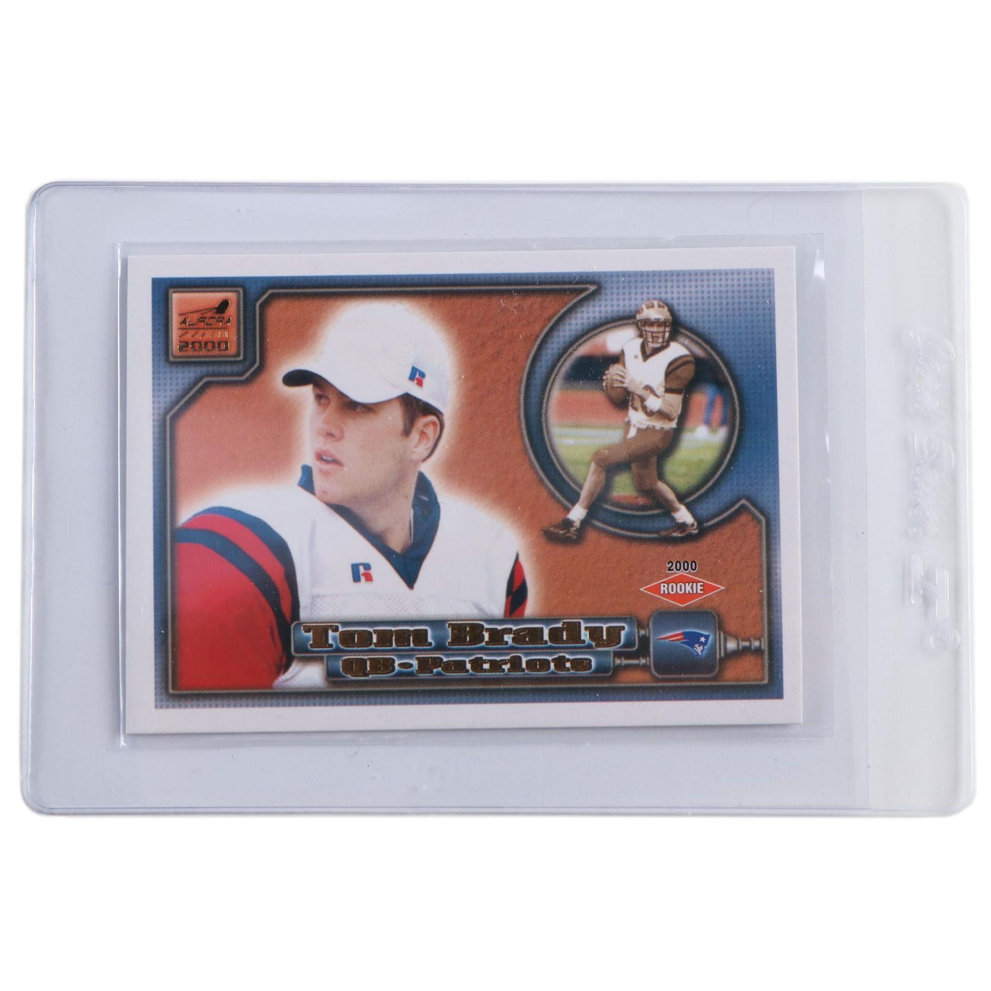 2000 Tom Brady Aurora Pacific Rookie Card, "Greatest of All Time" (GOAT)