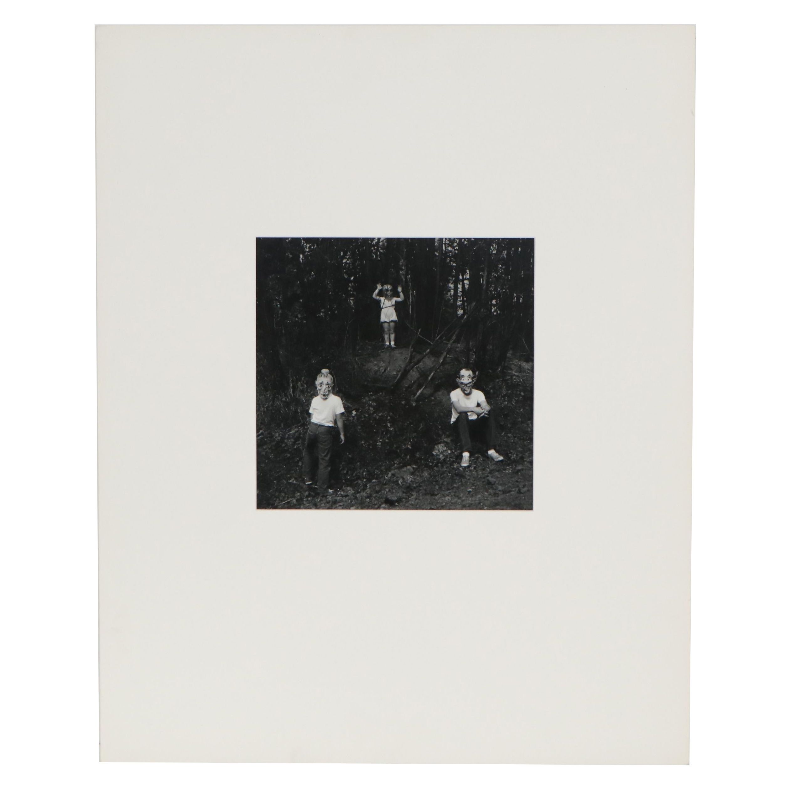 Ralph Eugene Meatyard Silver Print Photograph "Lurk," circa 1955