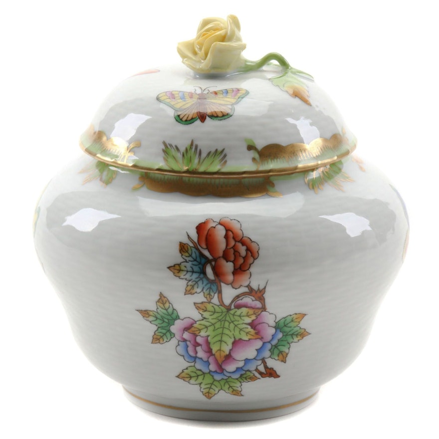 Herend "Queen Victoria" Porcelain Sugar Bowl