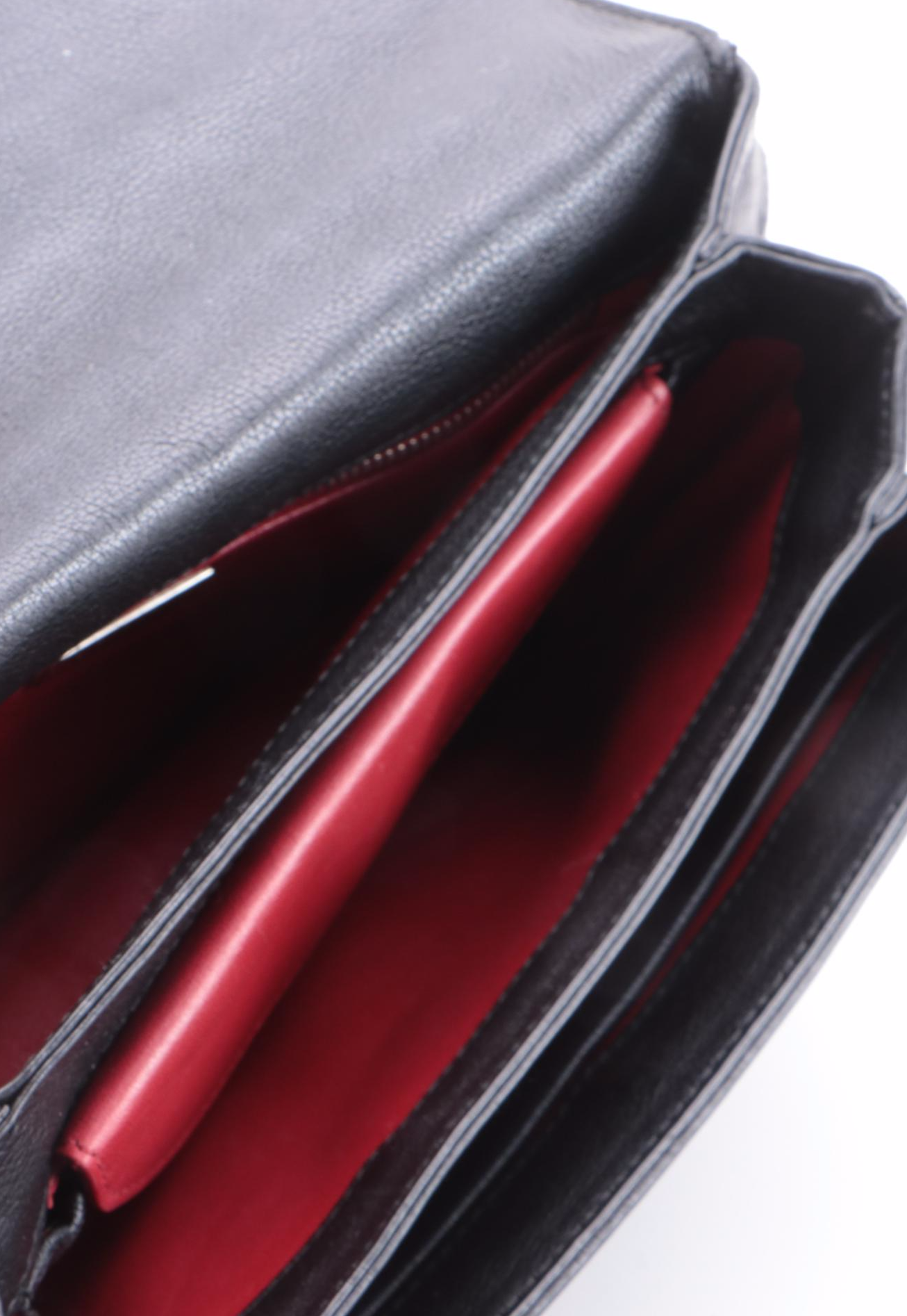 Prada Robot Flap Mixed Media Leather Shoulder Bag