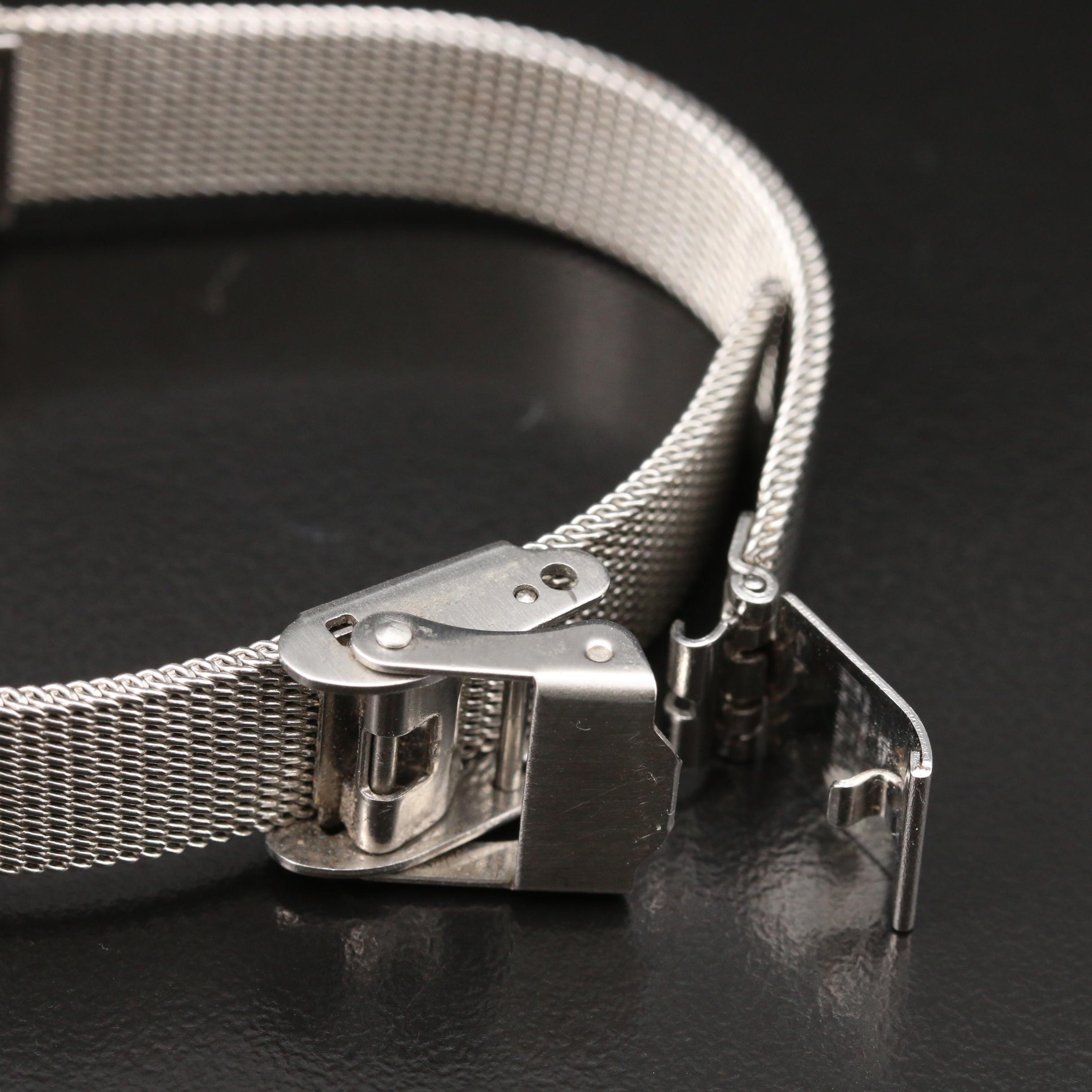 Skagen Tank Style Stainless Steel Quartz Watch