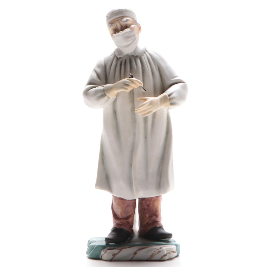 Andrea by Sadek "Surgeon with Scalpel" Porcelain Figurine