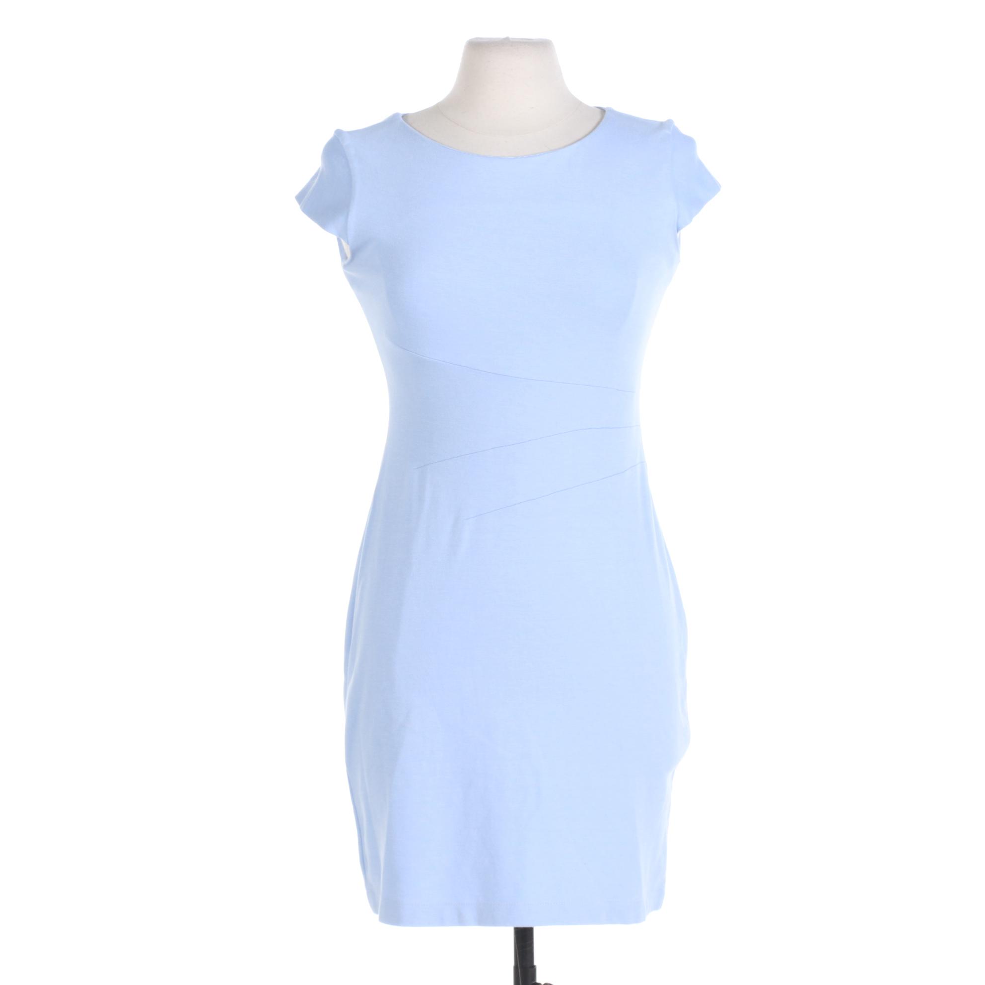Nora Gardner New York Powder Blue Cap Sleeve Verana Dress