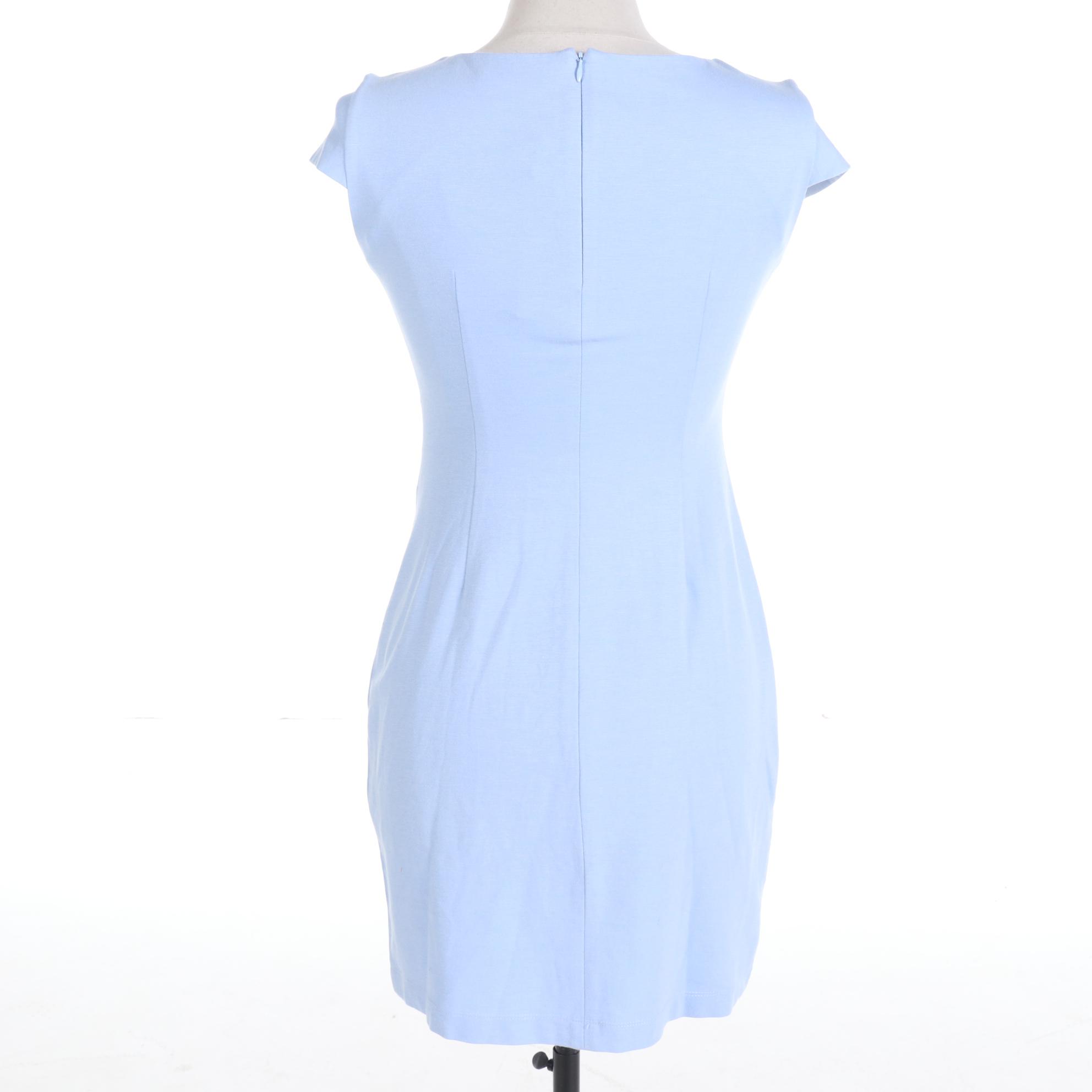 Nora Gardner New York Powder Blue Cap Sleeve Verana Dress