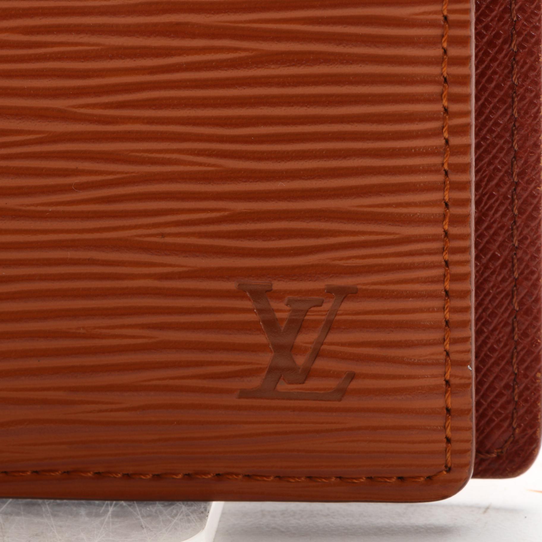 Louis Vuitton Agenda Cover in Cipango Gold Epi Leather