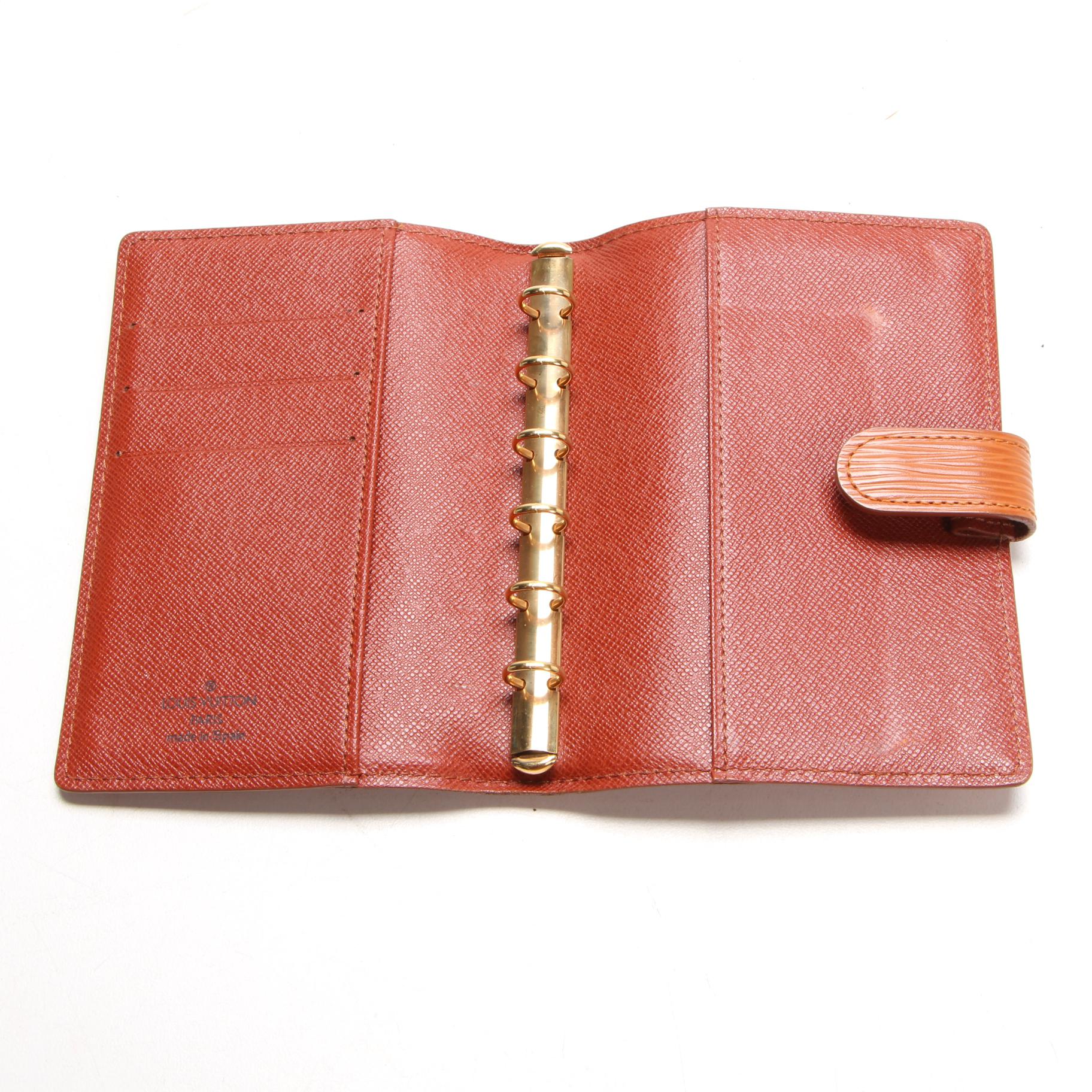 Louis Vuitton Agenda Cover in Cipango Gold Epi Leather