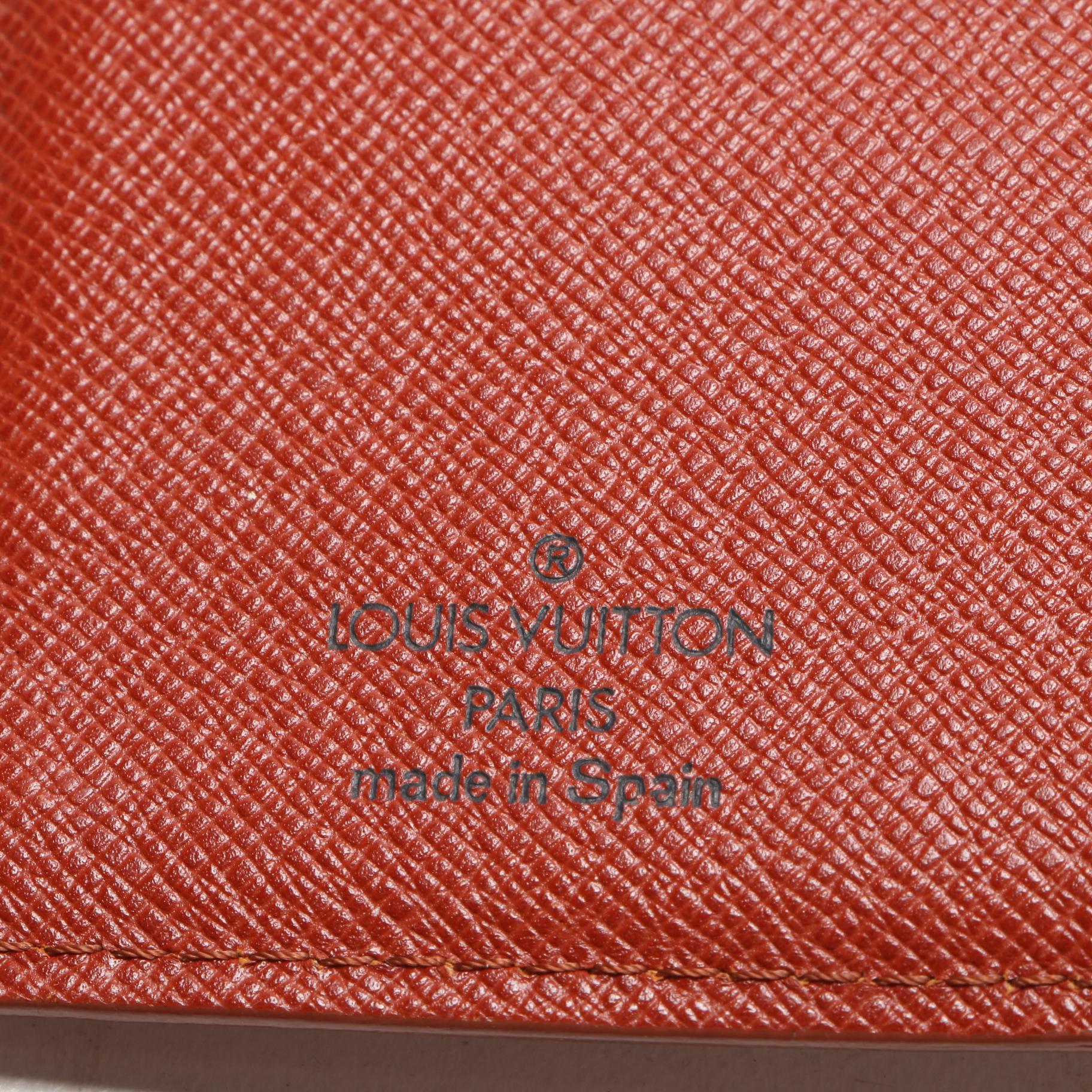 Louis Vuitton Agenda Cover in Cipango Gold Epi Leather