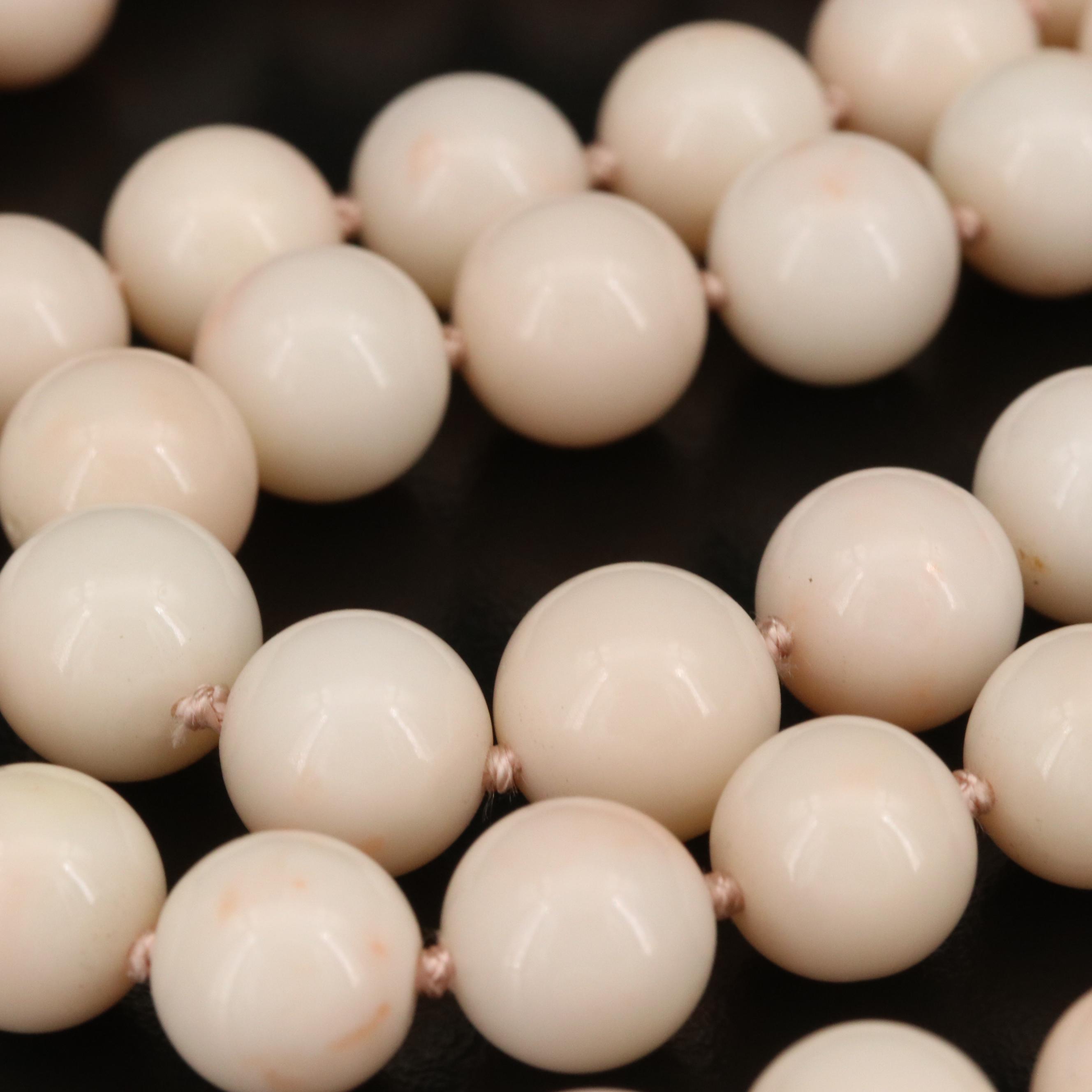 Single Strand Coral Necklace