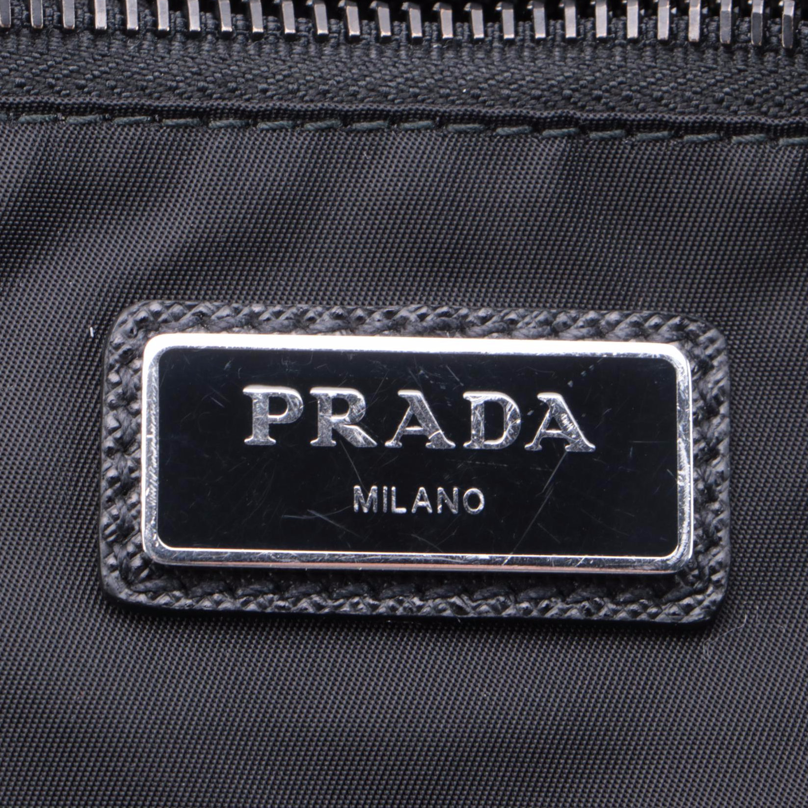 Prada Comic Print Saffiano and Nylon Tessuto Shopper Tote