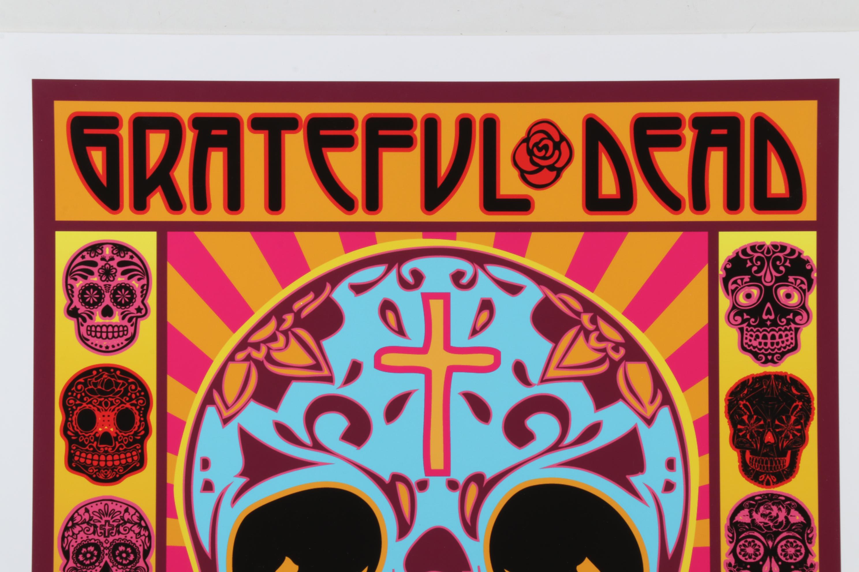 David Edward Byrd Giclée "The Grateful Dead, 50th, 1965 - 2015," 2021