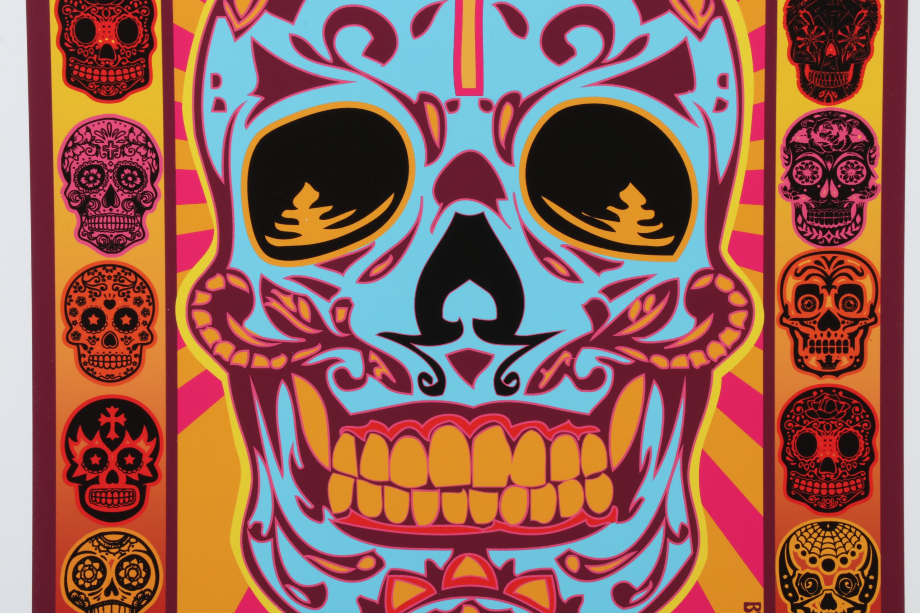 David Edward Byrd Giclée "The Grateful Dead, 50th, 1965 - 2015," 2021