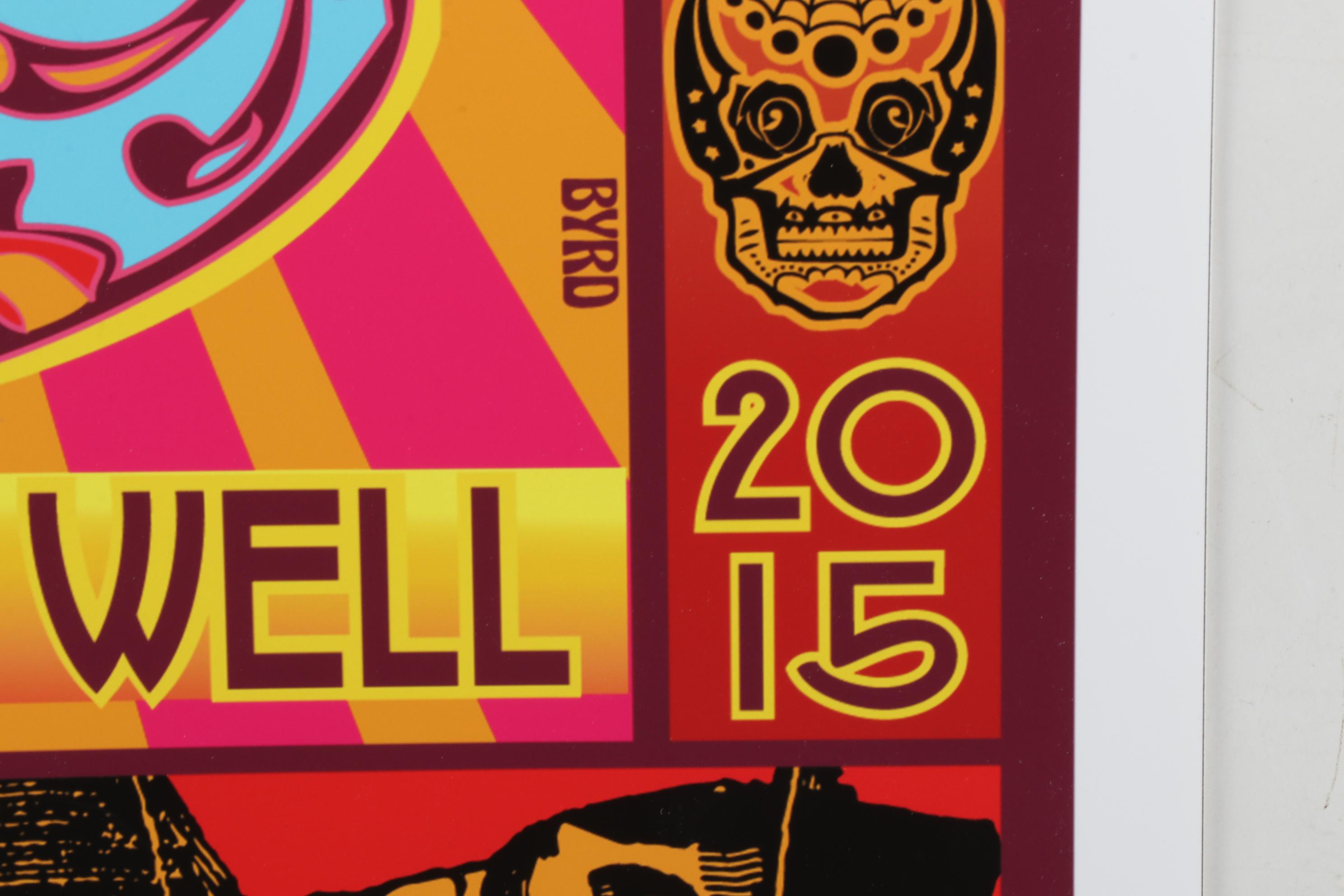 David Edward Byrd Giclée "The Grateful Dead, 50th, 1965 - 2015," 2021