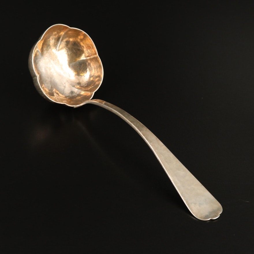 Anna Eichner Hand Wrought Sterling Silver Ladle, Early 20th Century
