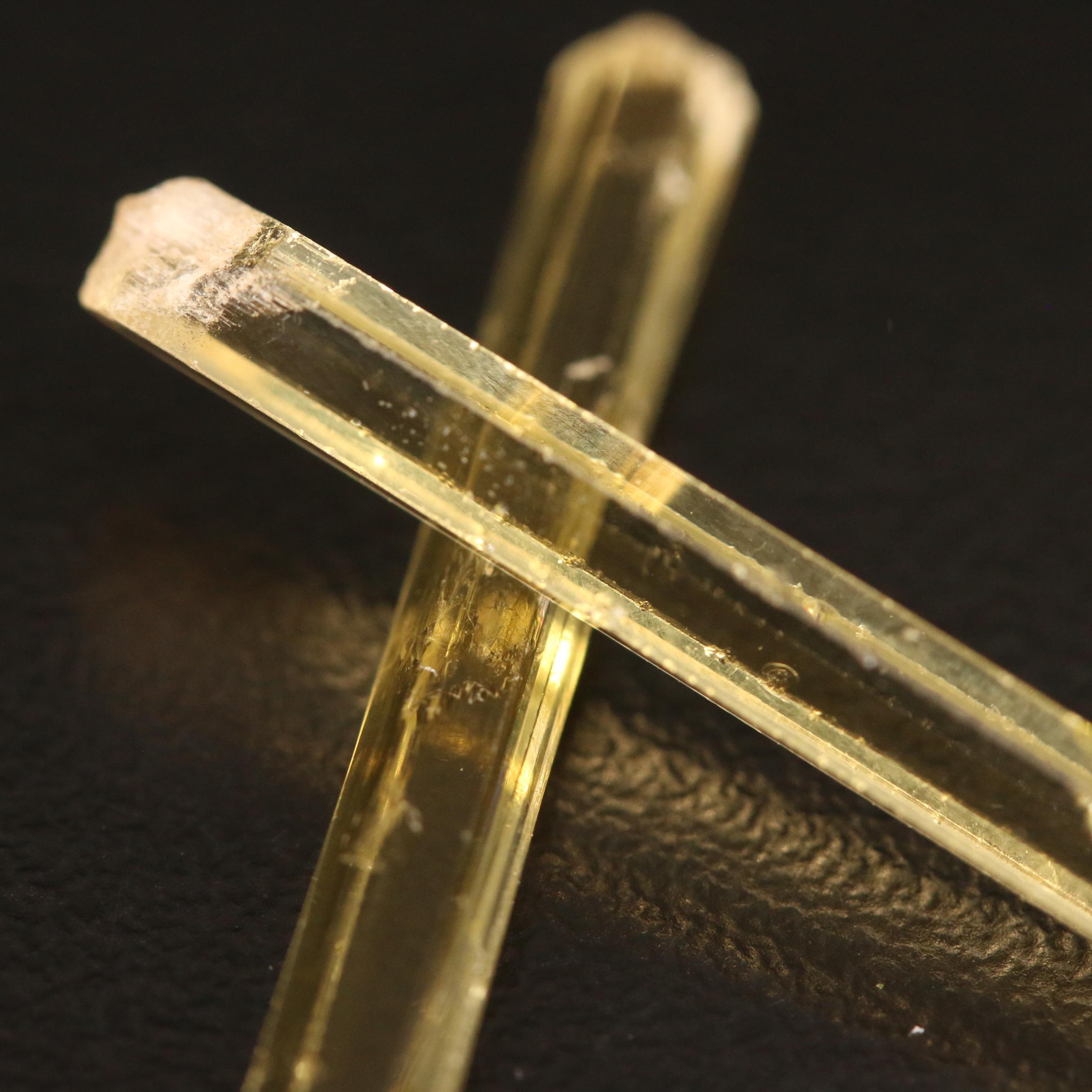 Loose 8.50 CTW Heliodor Crystals