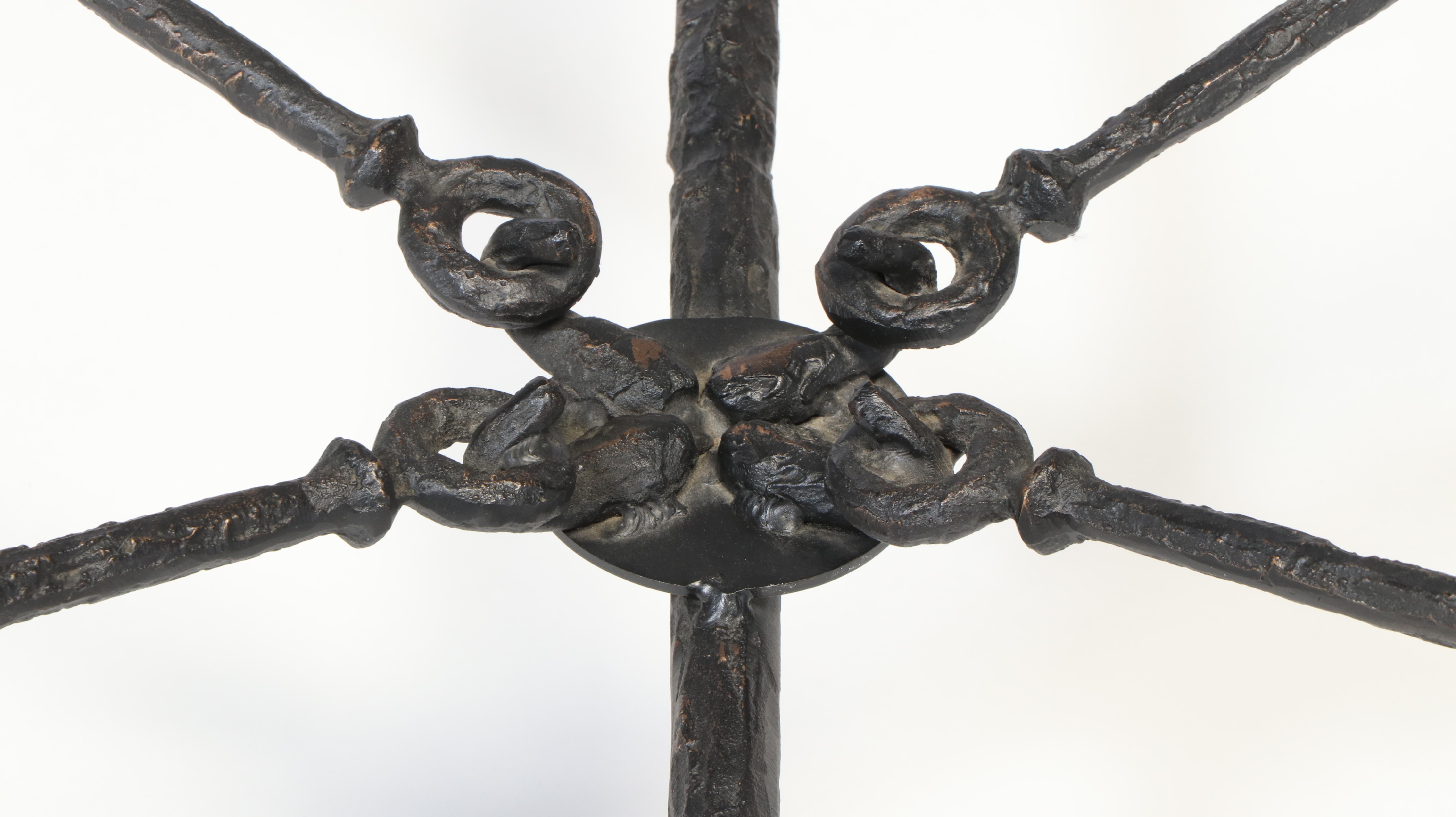 Christopher Chodoff and Diego Giacometti Bronze and Glass Coffee Table, c. 1980