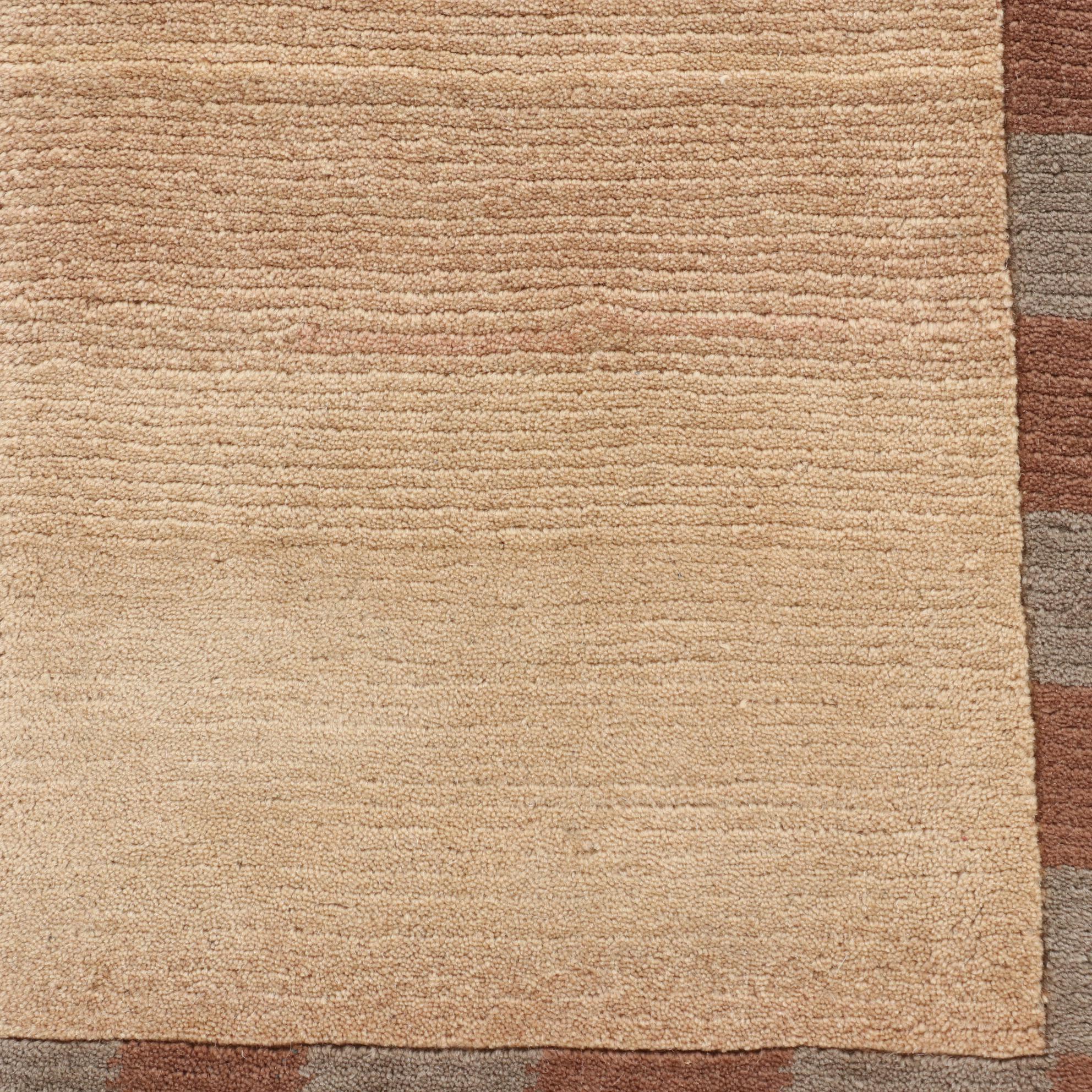 1'7 x 2' Hand-Knotted Tibetan Modern Style Accent Rug