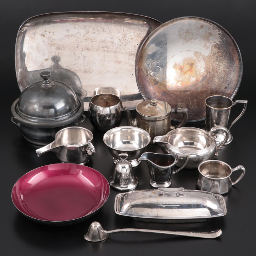 Reed & Barton, Gorham, and Other Silver Plate Tableware, Early-Mid 20th Century