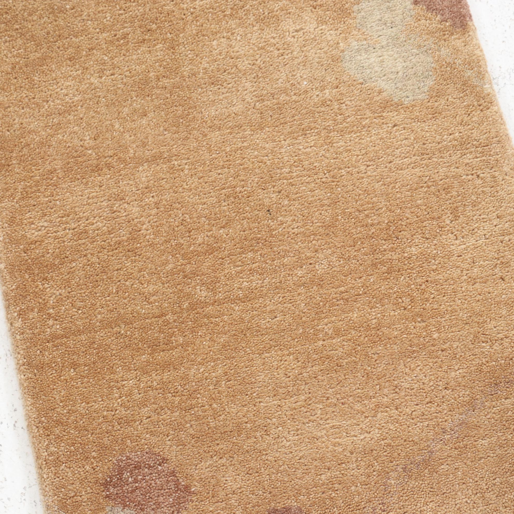 1'7 x 2'1 Hand-Knotted Tibetan Modern Floor Mat